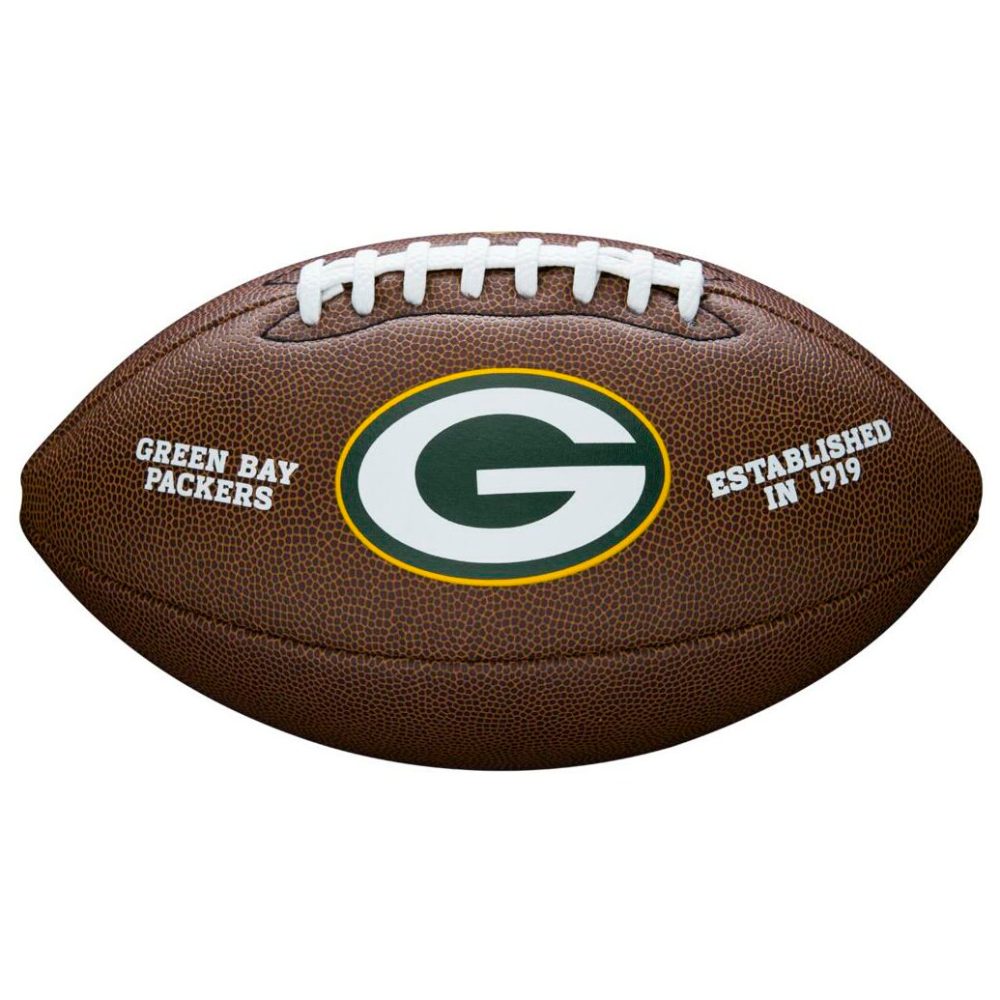 Balón De Fútbol Americano Wilson Nfl Green Bay Packers - marron - 