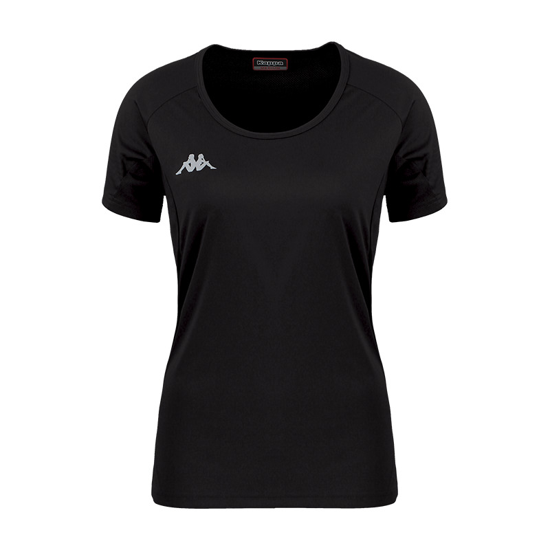 Camiseta Mujer Kappa Fania - negro - 