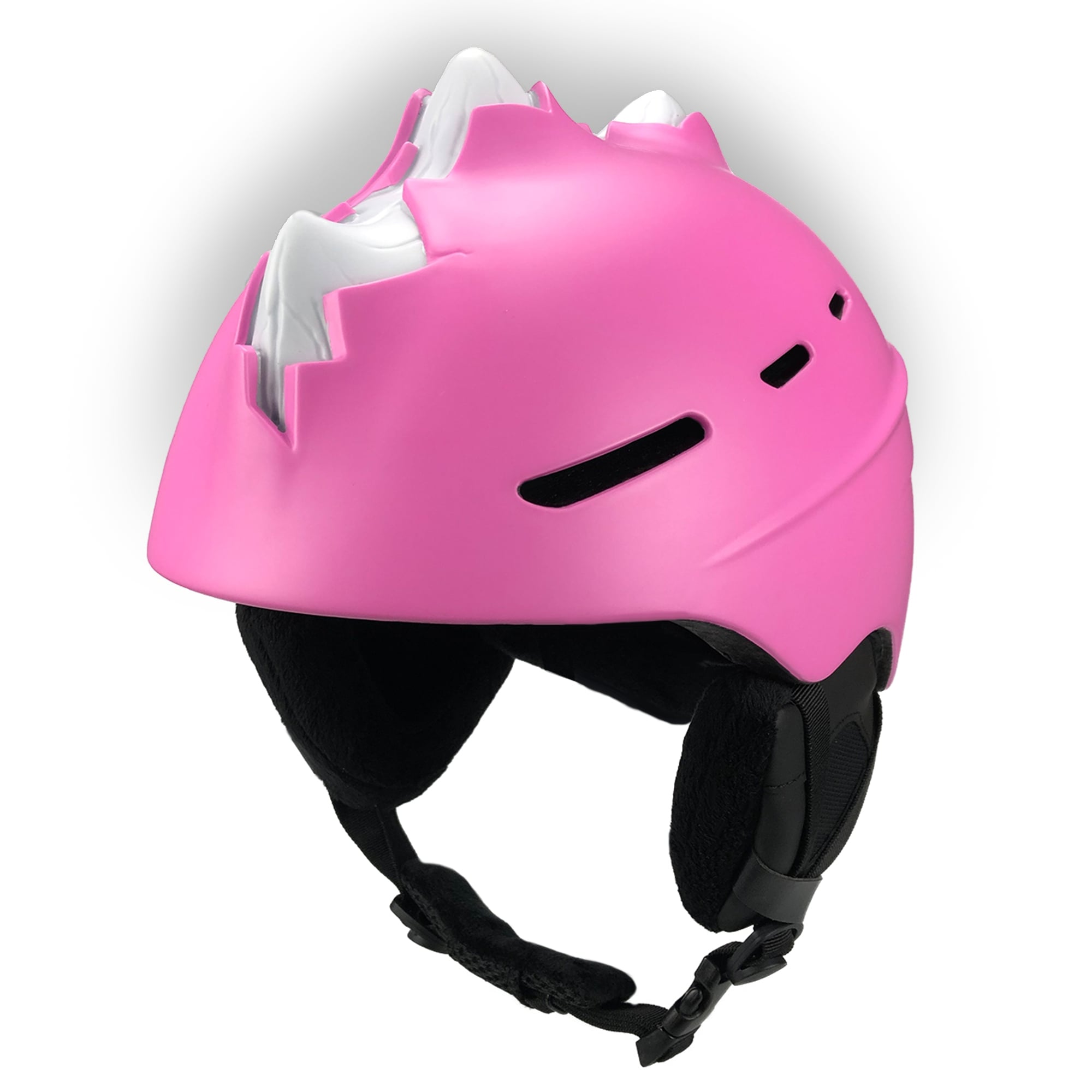 Capacete De Esqui Para Adultos|espigão Rosa (L)|crazy Safety|certificado En1077