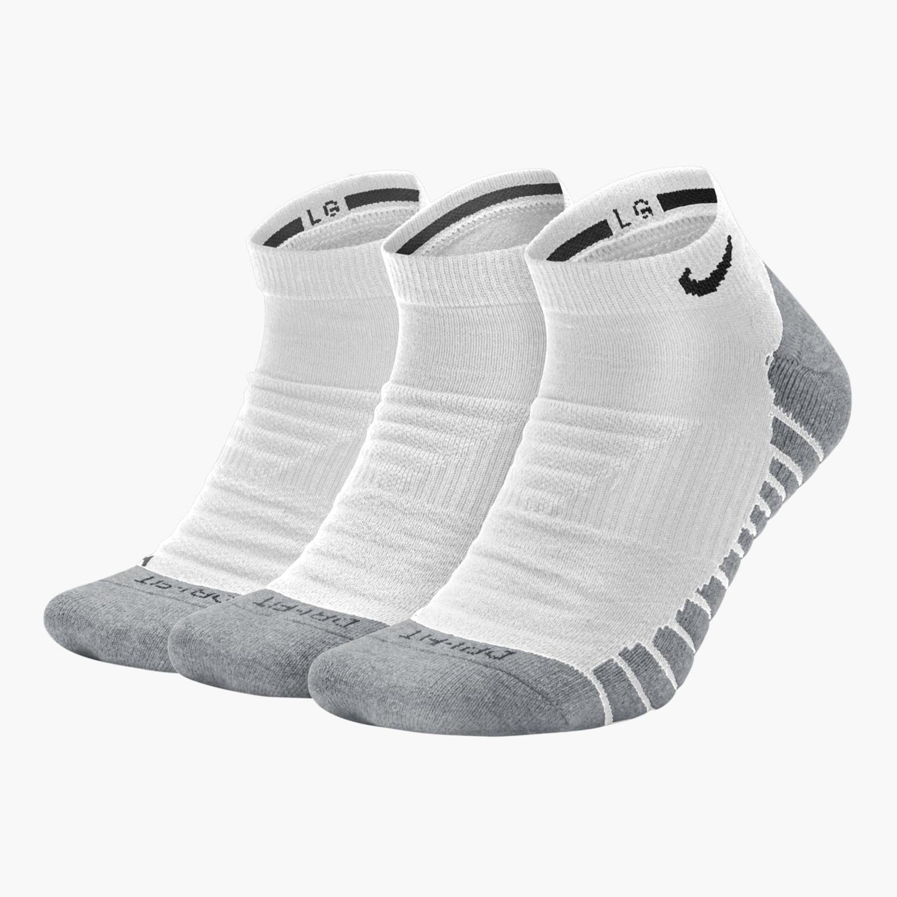 Meias Running Nike - blanco - Pack 3 - Homem