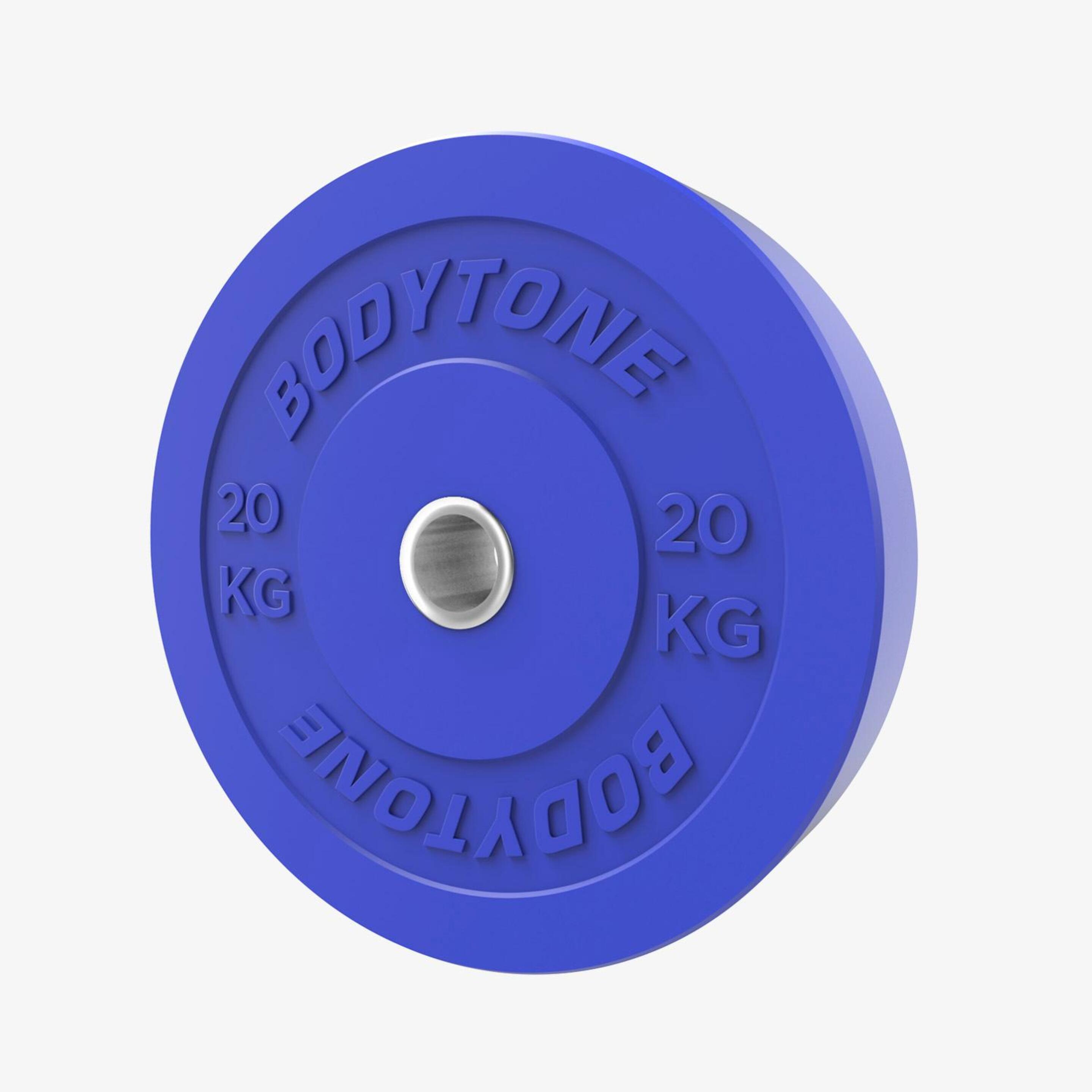 Disco 20 Kg Bodytone - Azul - Pesas  MKP