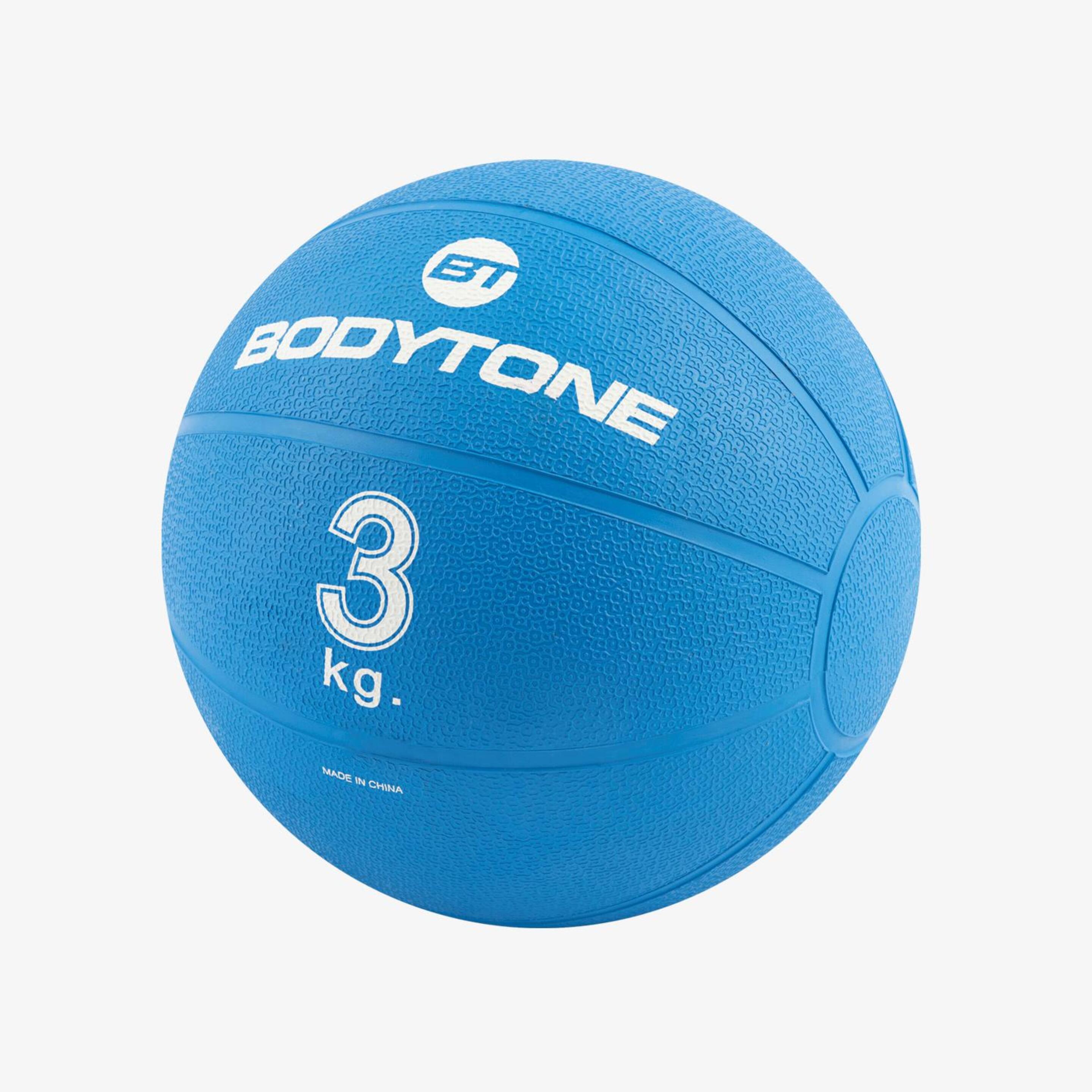 Bola Medicinal 3kg Bodytone - azul - 