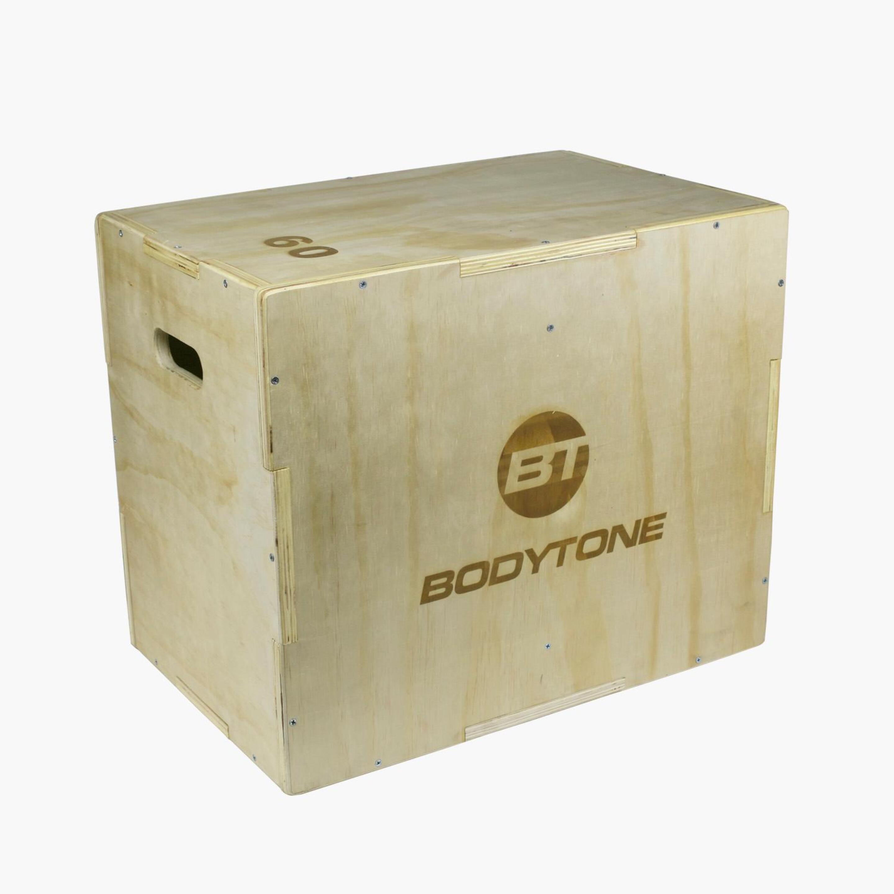 Cajón Pliométrico Bodytone - Marrón - Accesorios Fitness  MKP