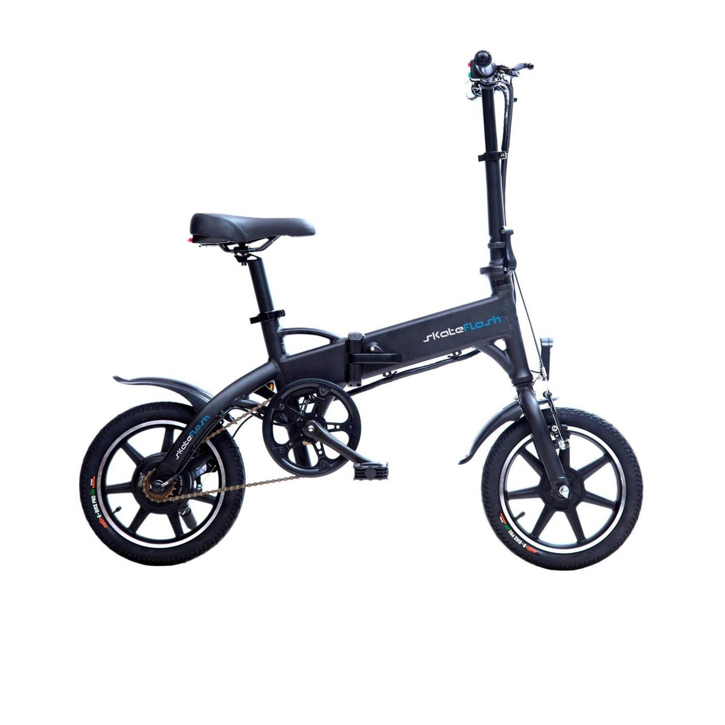 Bici Eléctrica Skateflash Compact - Negro - Bicicleta  MKP