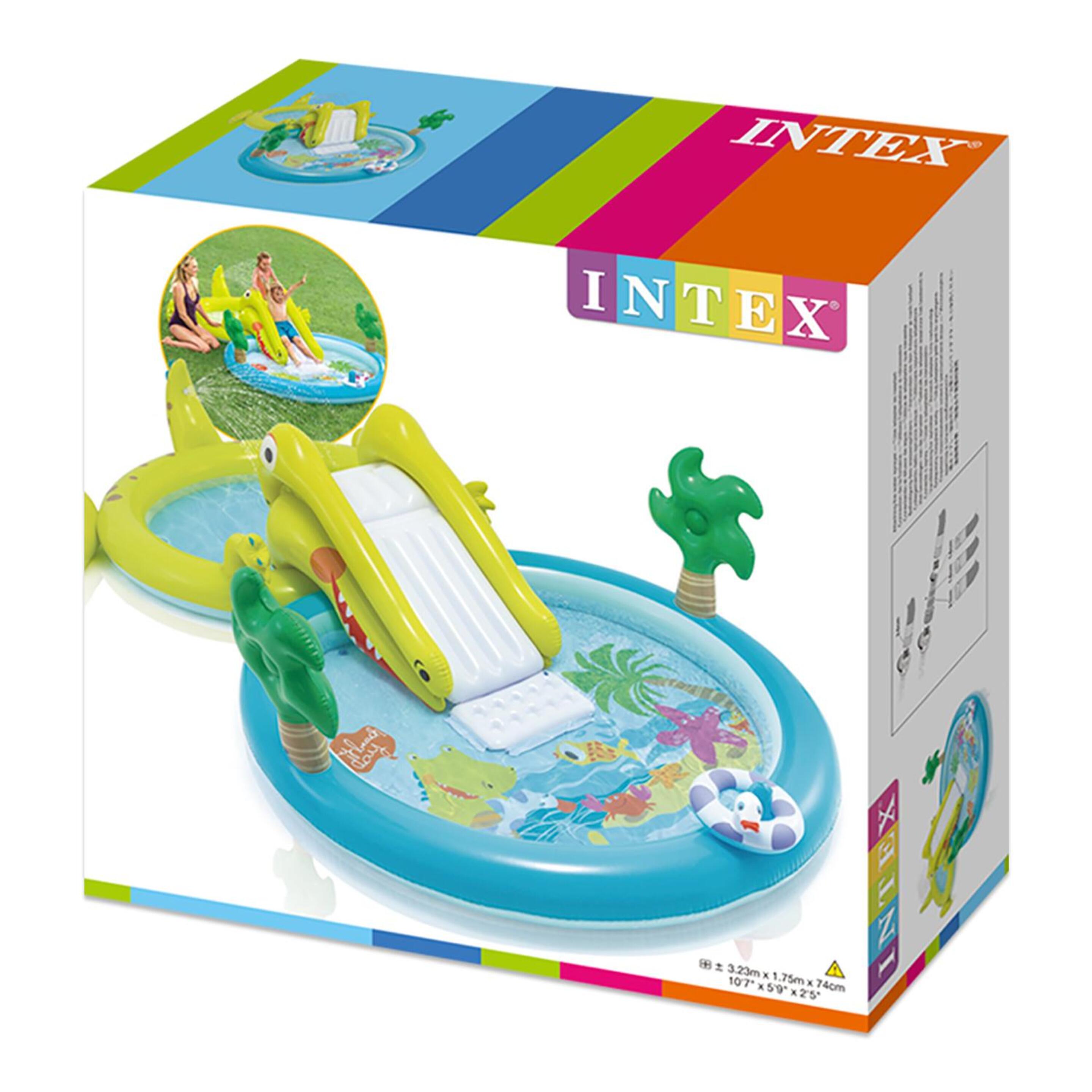 Piscina Insuflável Crocodilo Intex