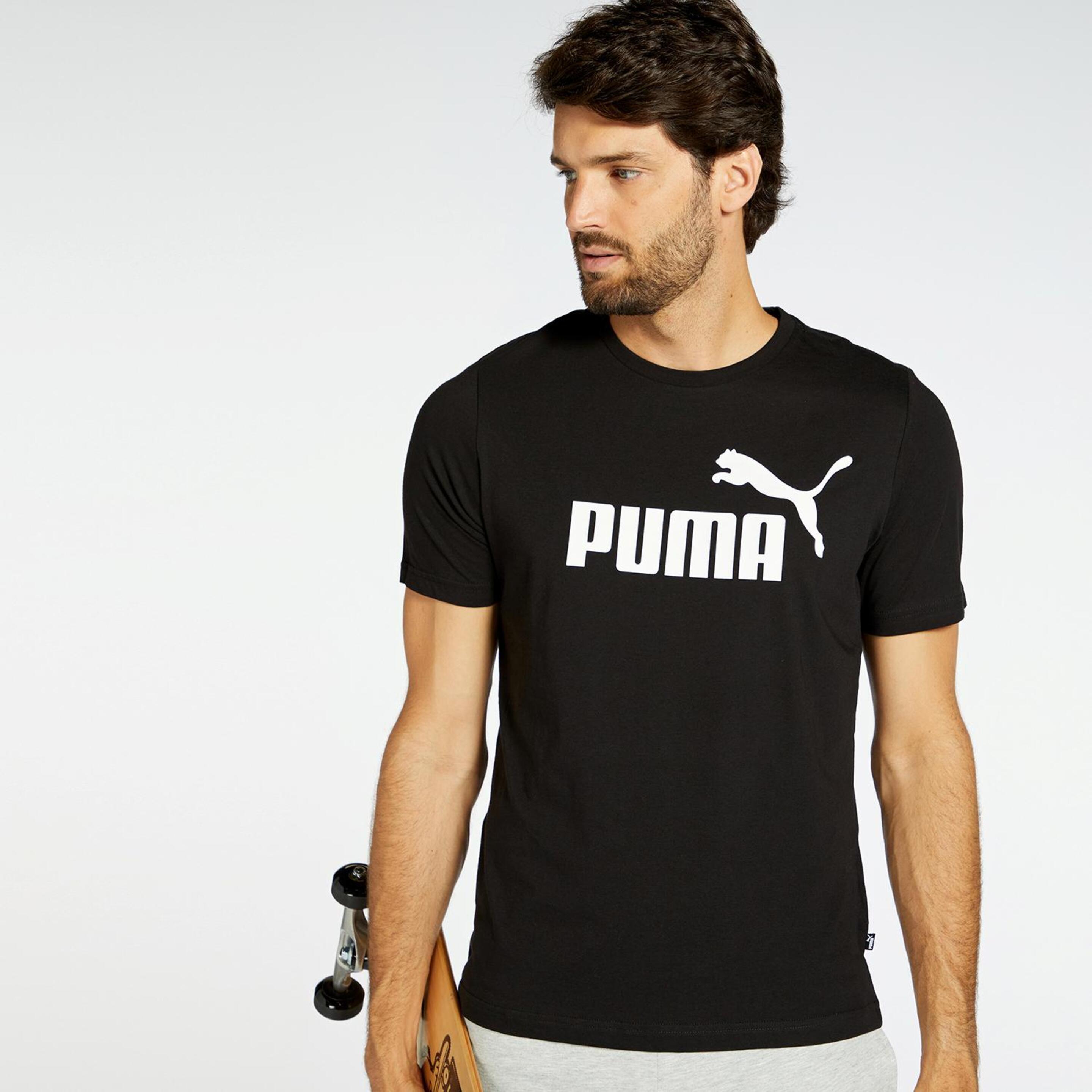 T-shirt Puma Ess Logo - negro - T-shirt Homem