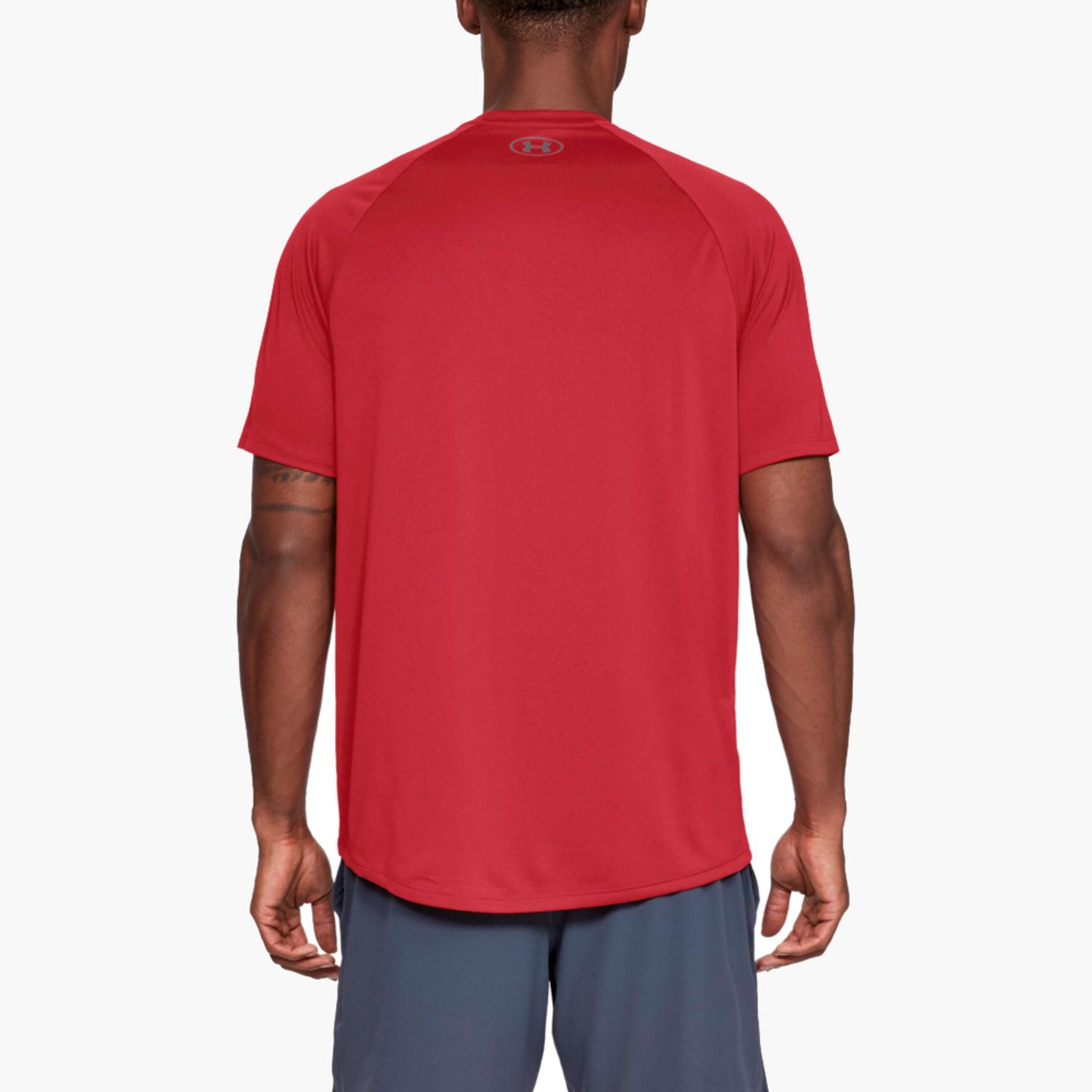 Under Armour Tech - Rojo - Camiseta Running Hombre  MKP