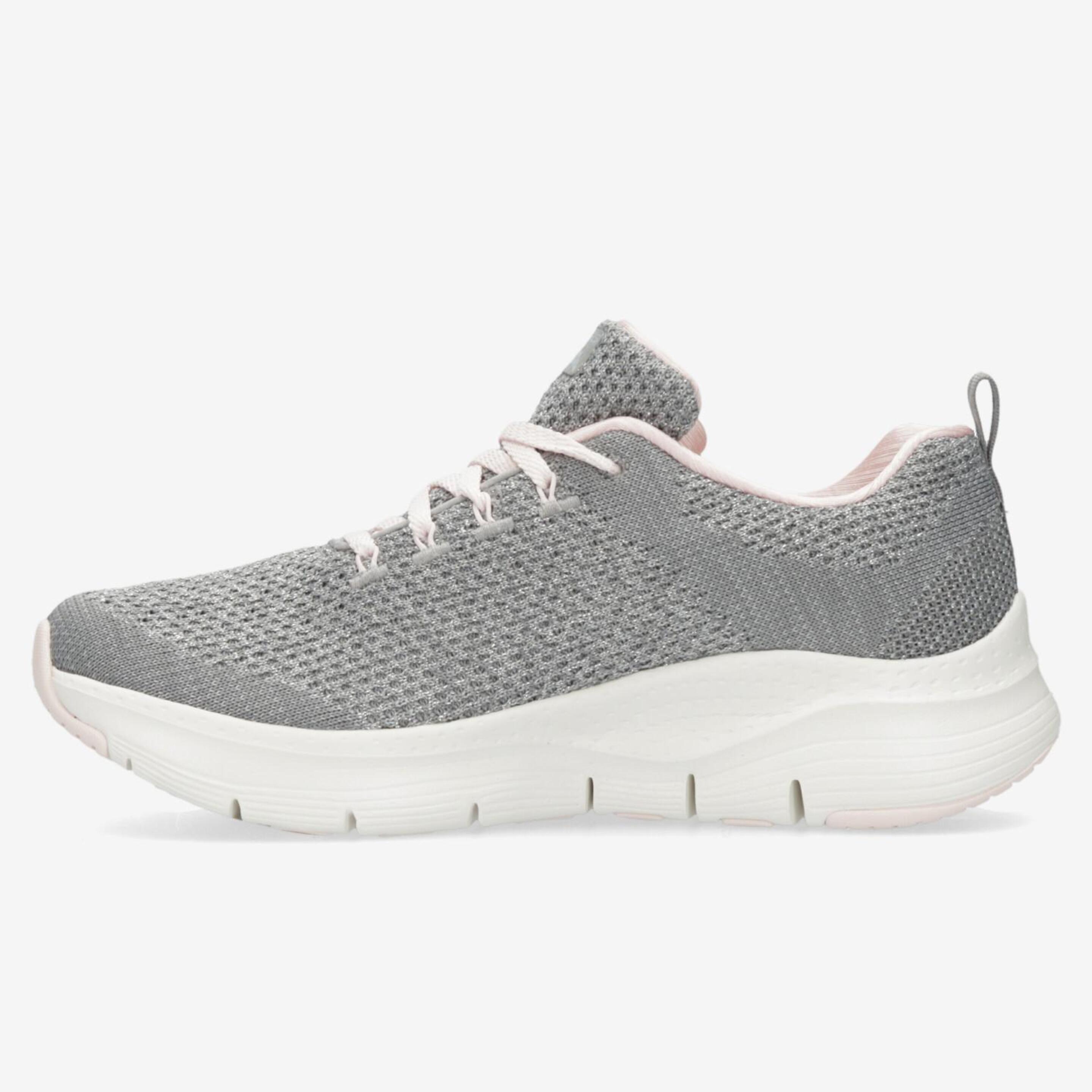 Skechers Arch Fit Infinite - Gris - Zapatillas Running Mujer