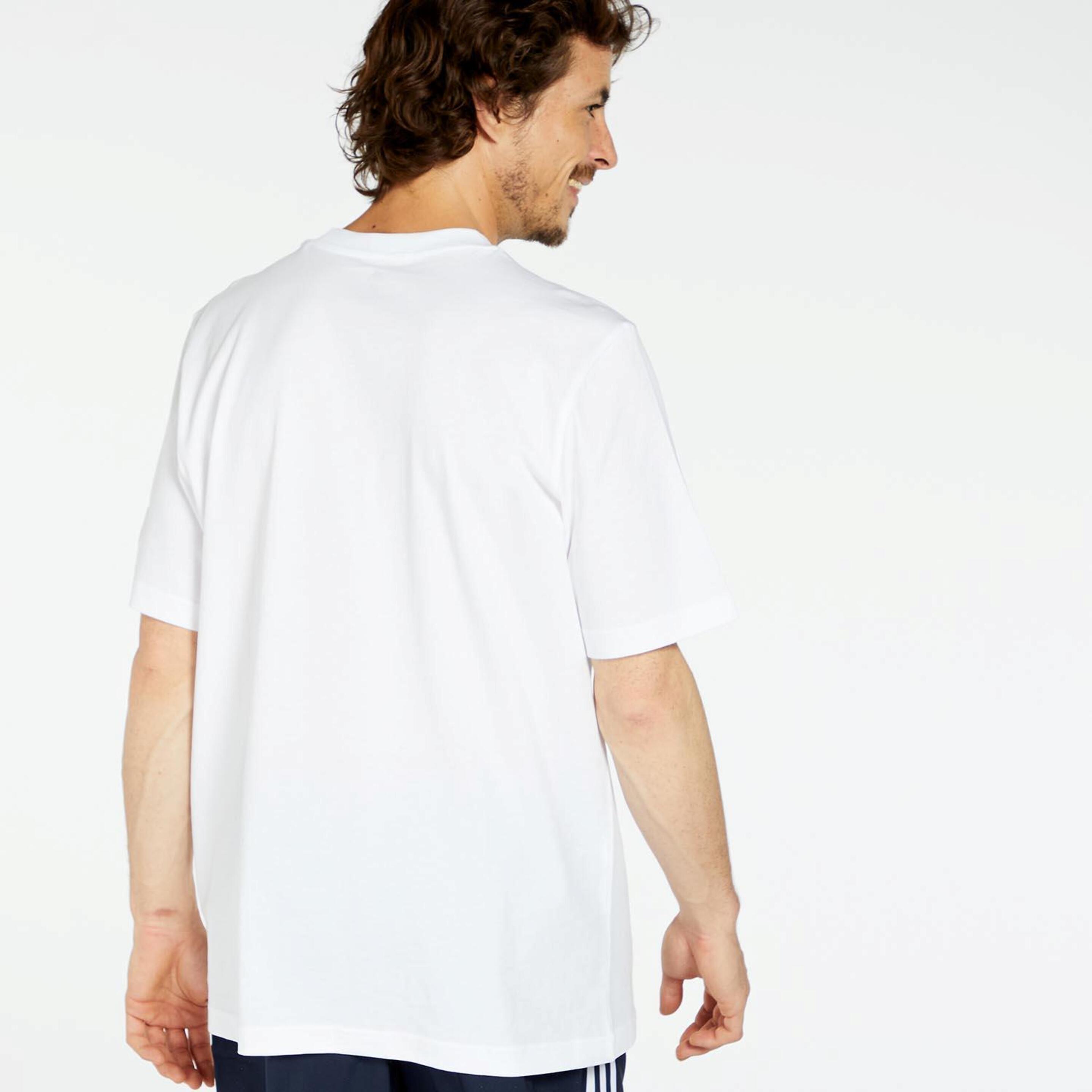 adidas Linear - Blanco - Camiseta Hombre