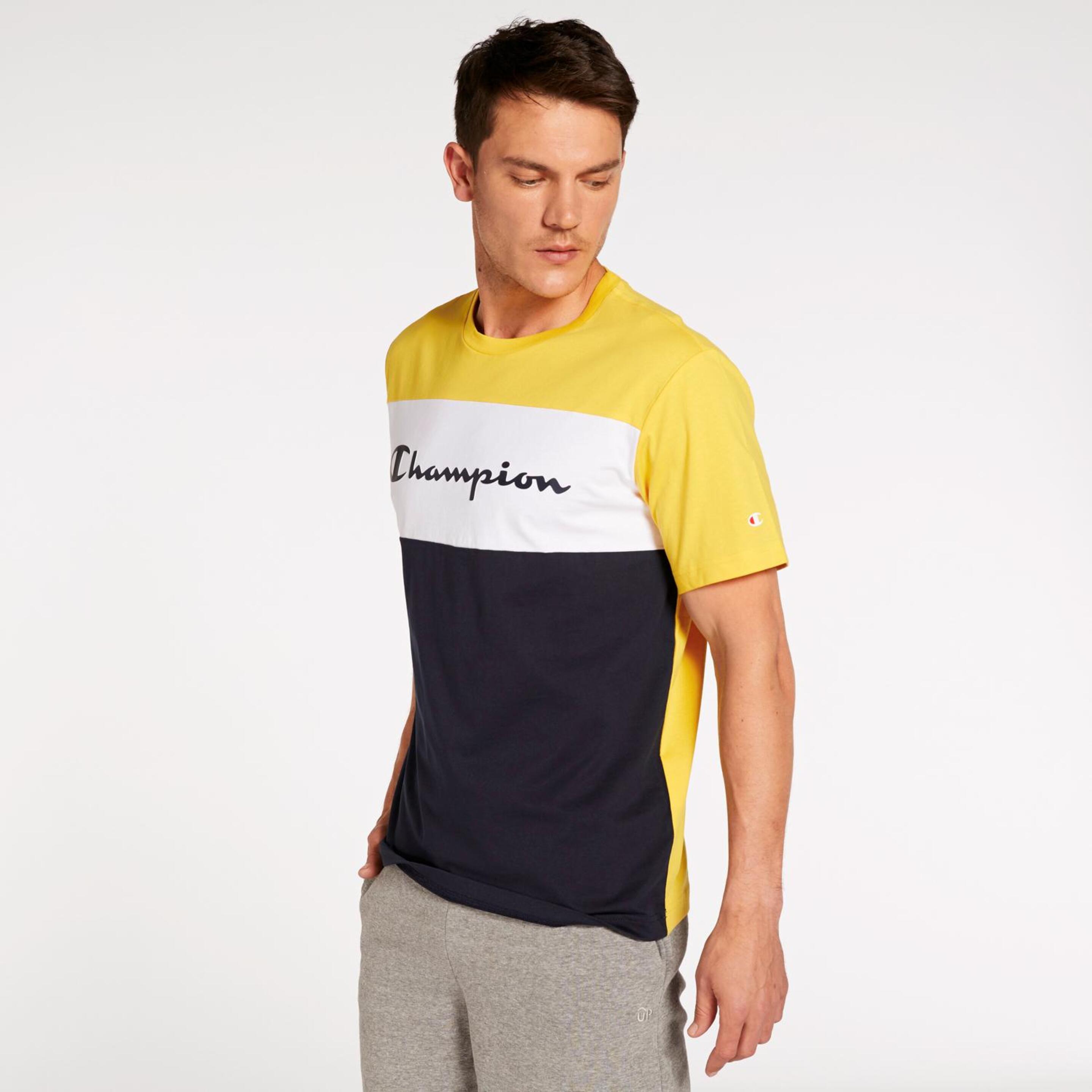 T-shirt Champion Block - Azul - T-shirt Homem | Sport Zone