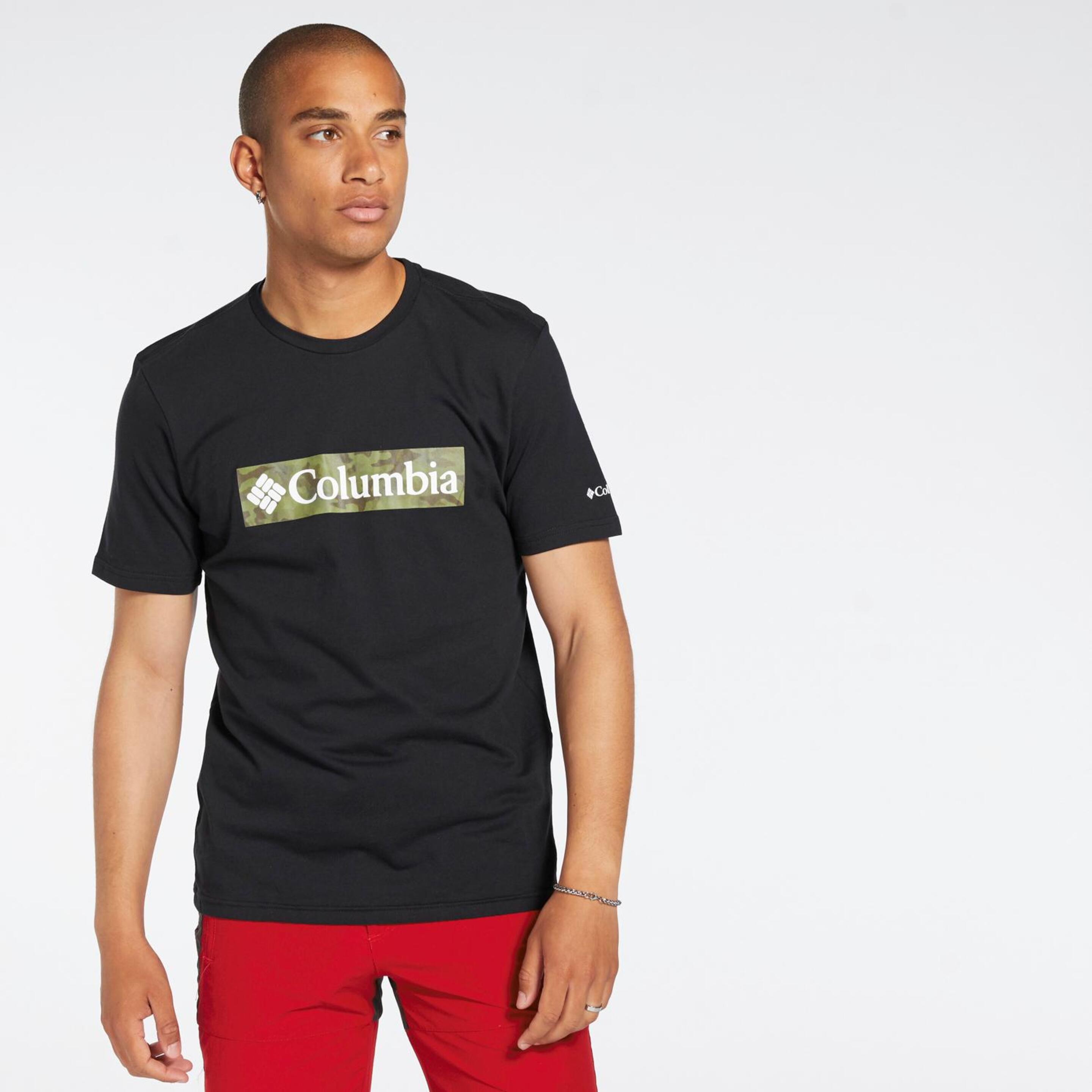 Columbia Rapid Ridge - Negro - Camiseta Montaña Hombre  MKP