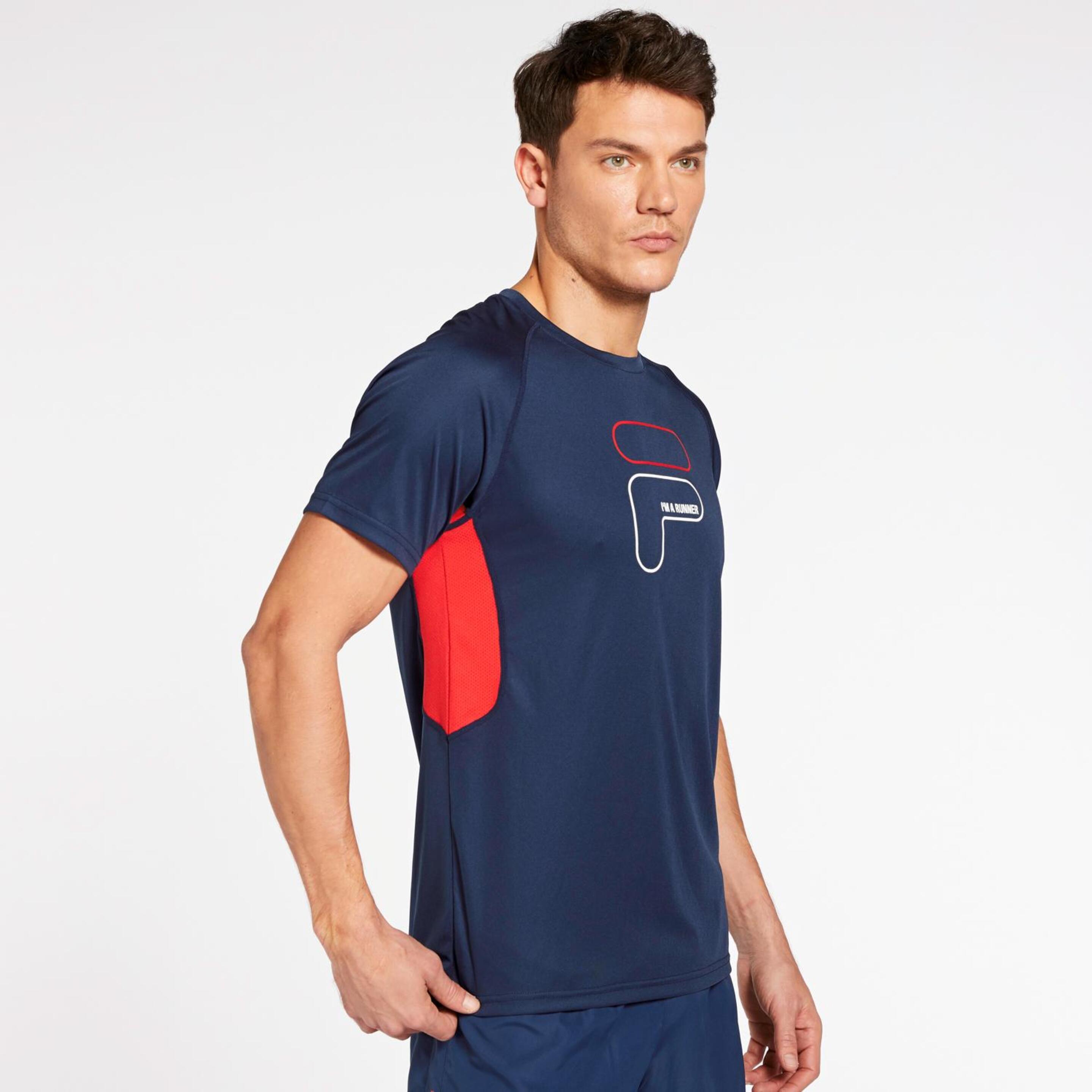 Av Fila Cro Camiseta M/c Running Drytec Pol. Exc.