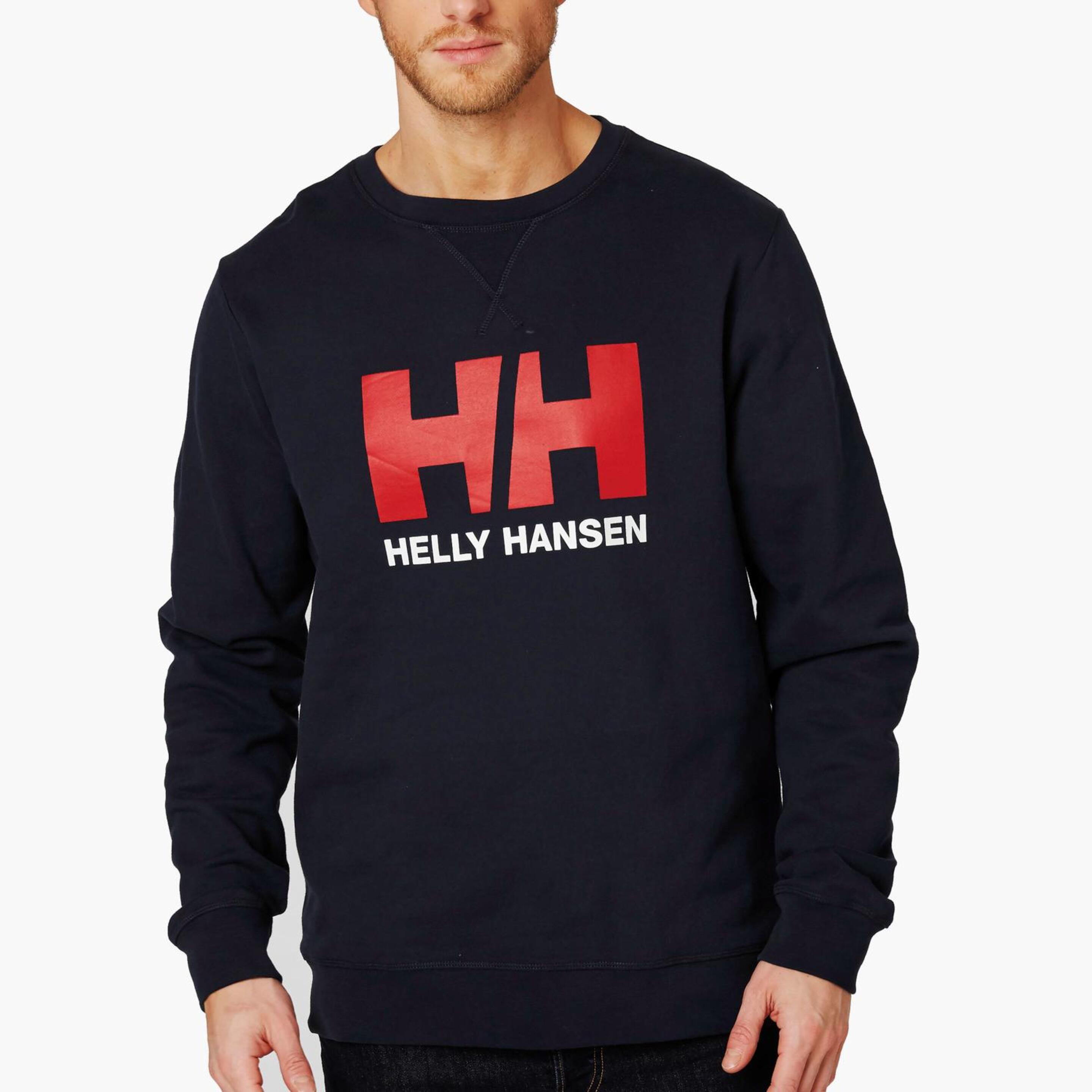 Helly Hansen HH Logo Crew Sweat - Marino - Sudadera Hombre  MKP