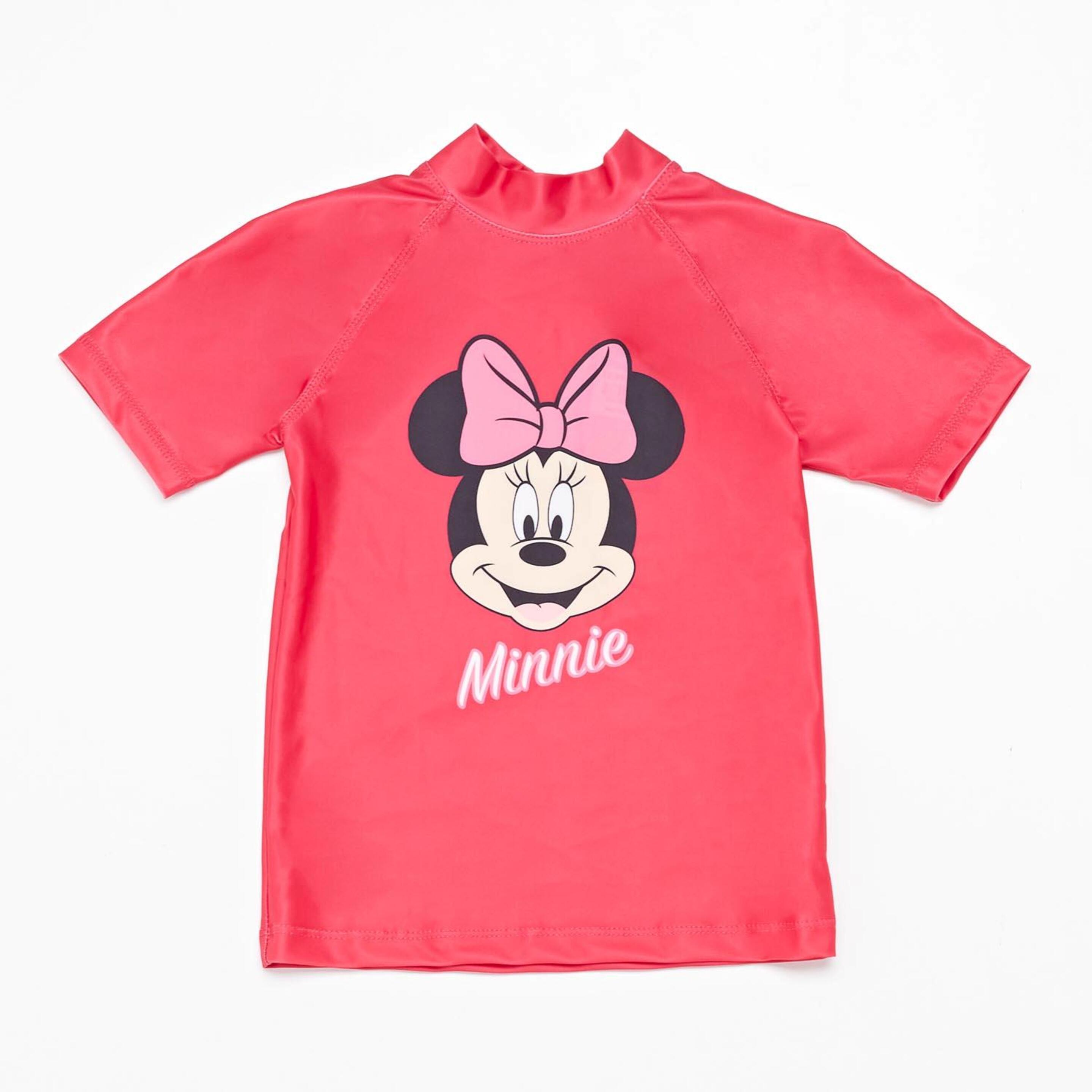 Camiseta Natación Minnie - Fresa - Camiseta Niña Disney
