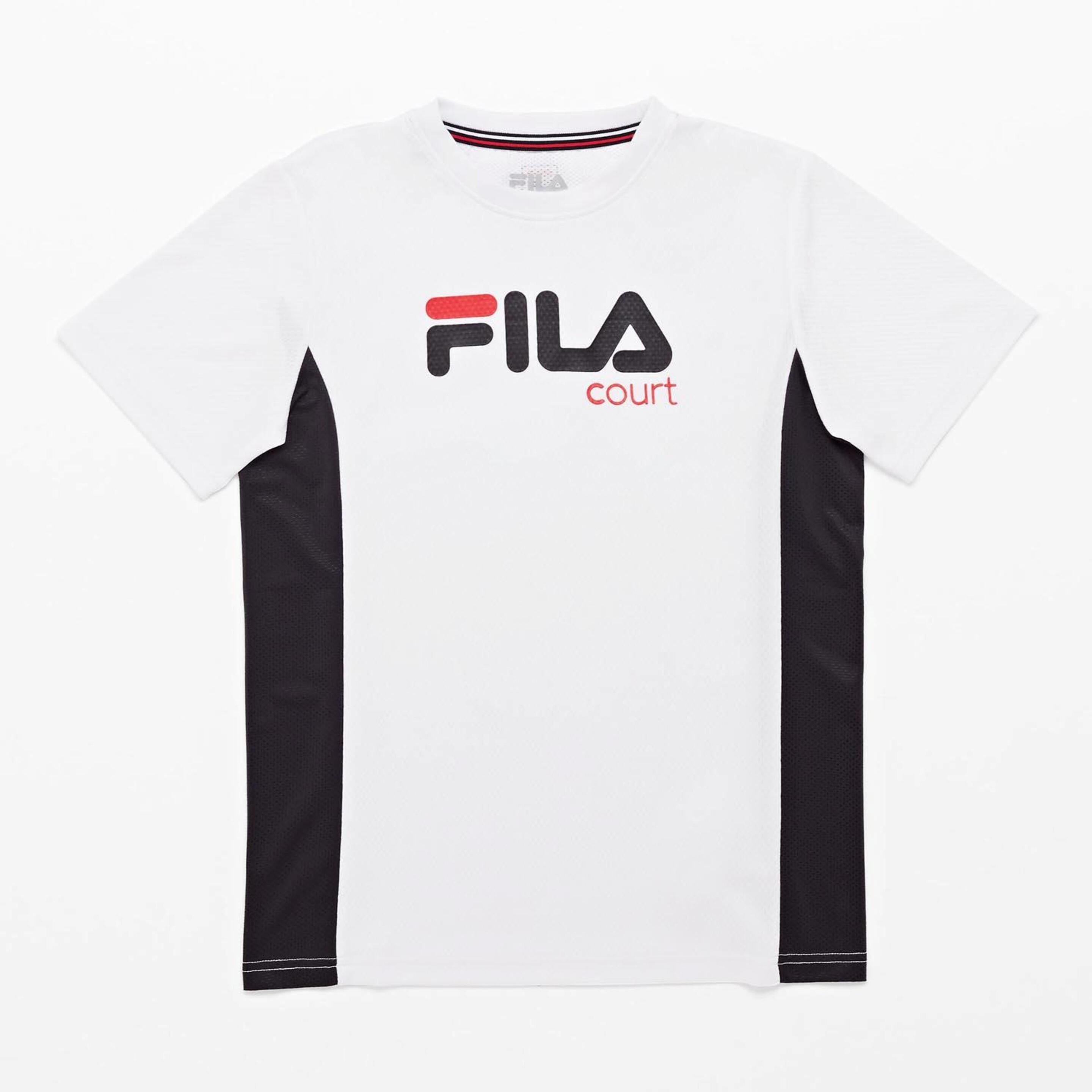 Fila Jr Camiseta M/c Pol.tenis Excl.