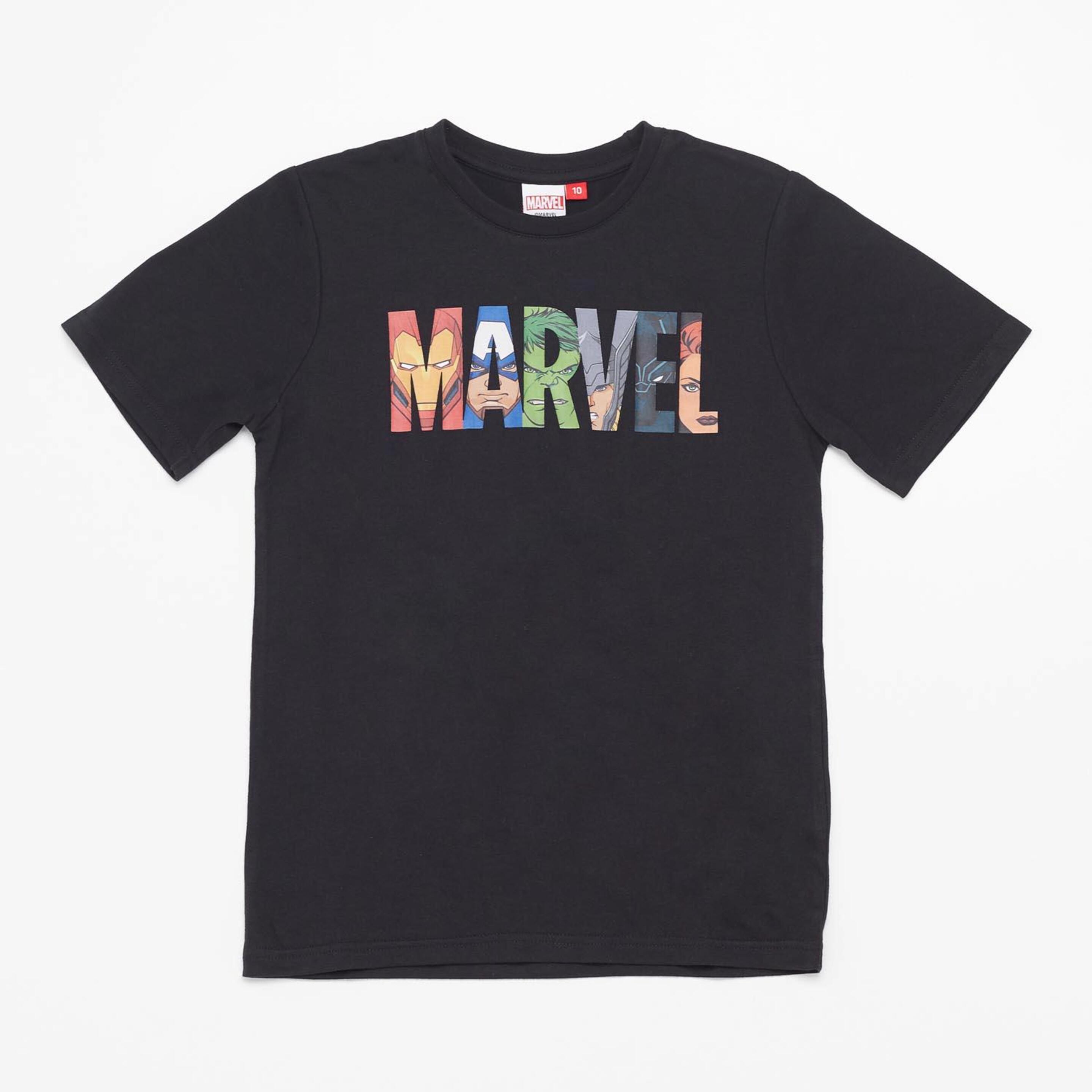 0av-di Marvel Jr Camiseta M/c Alg.avengers Excl