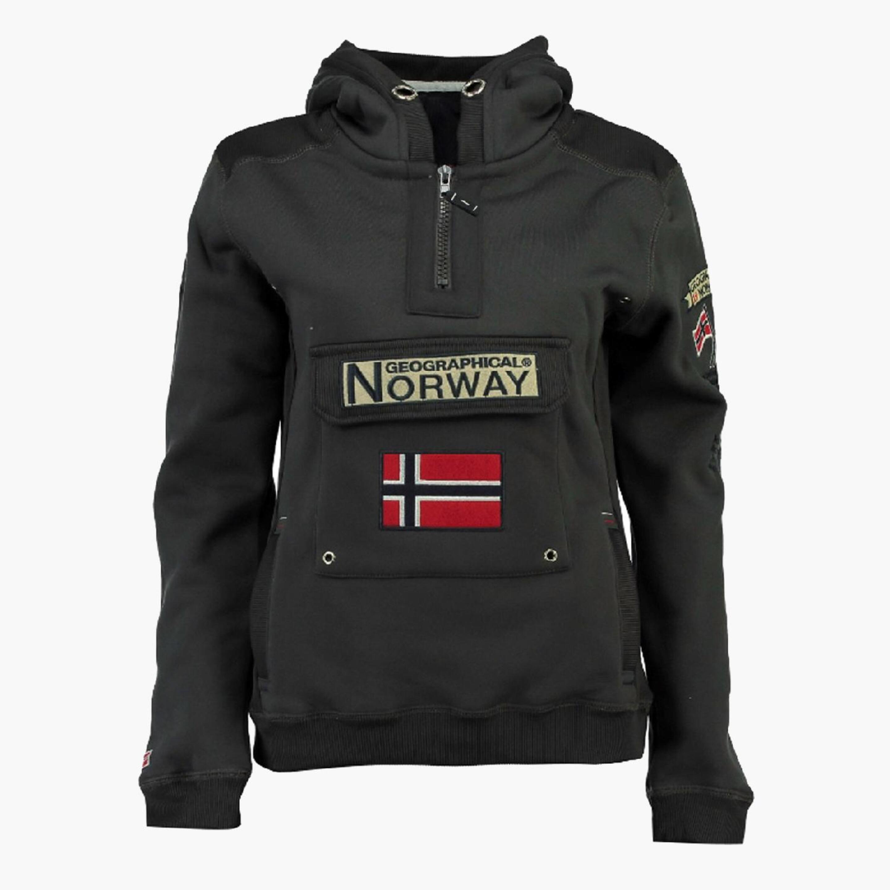 Geographical Norway Gymclass - gris - Sudadera Capucha Hombre