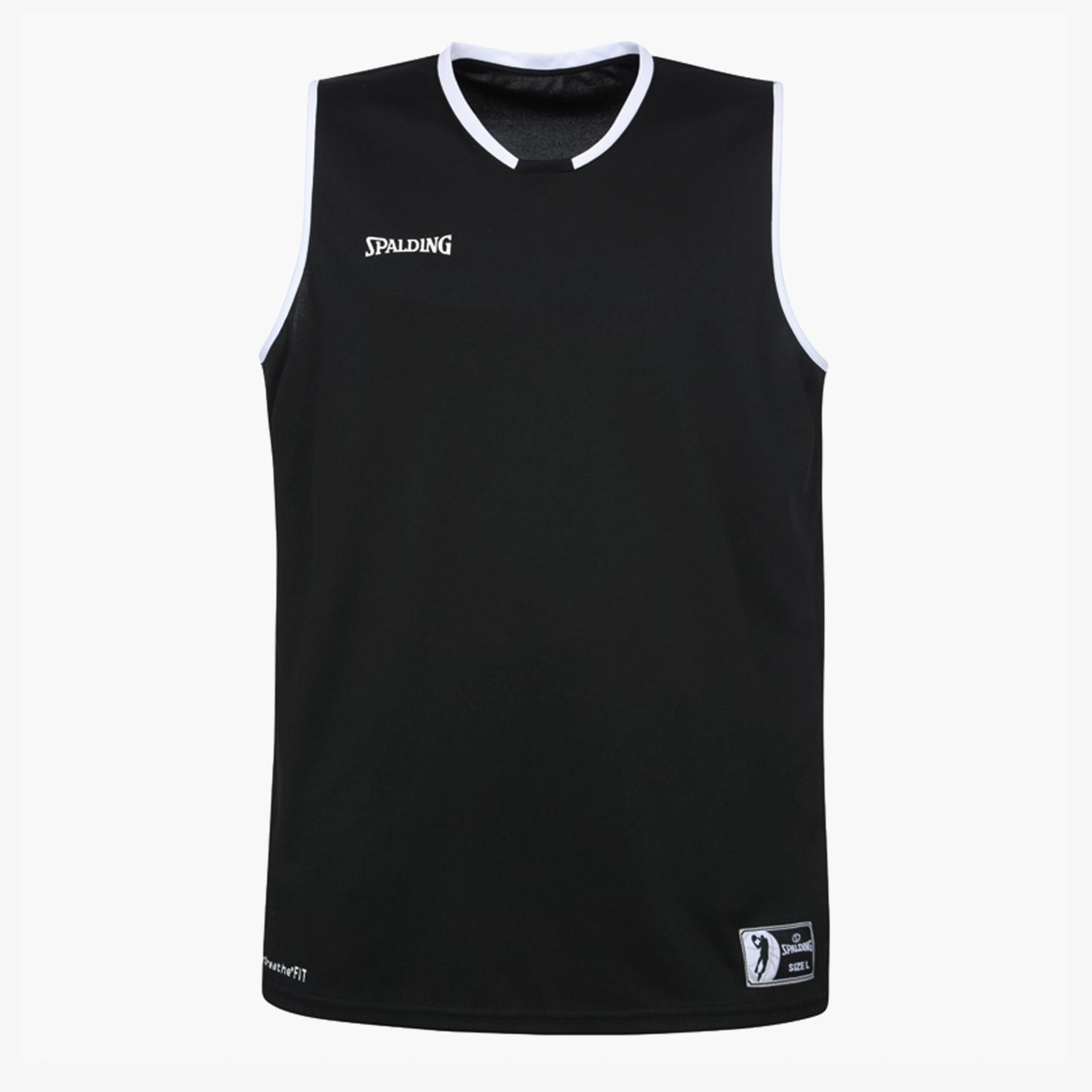 Spalding Move - Negro - Camiseta Baloncesto Hombre  MKP