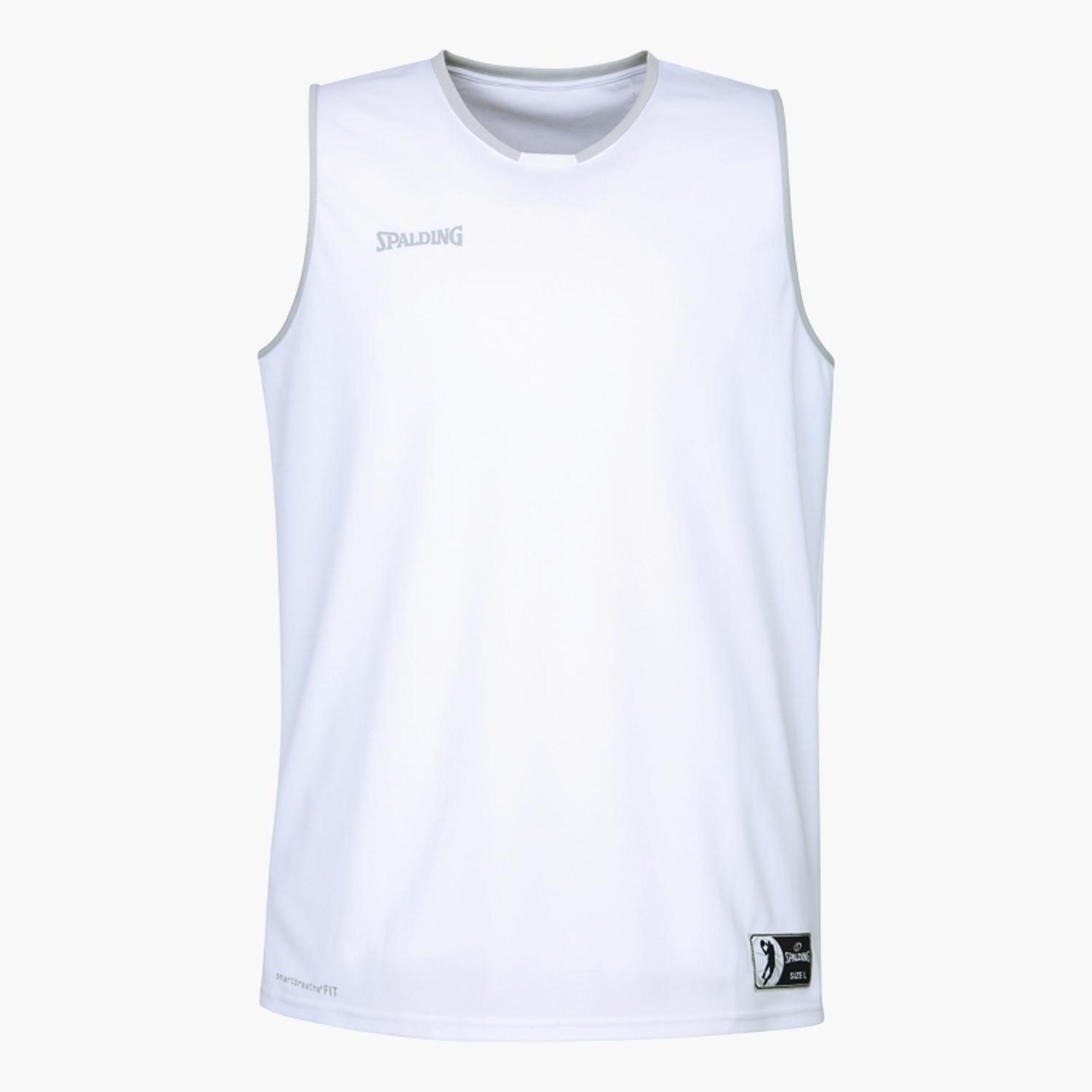 Spalding Move - Blanco - Camiseta Baloncesto Hombre  MKP