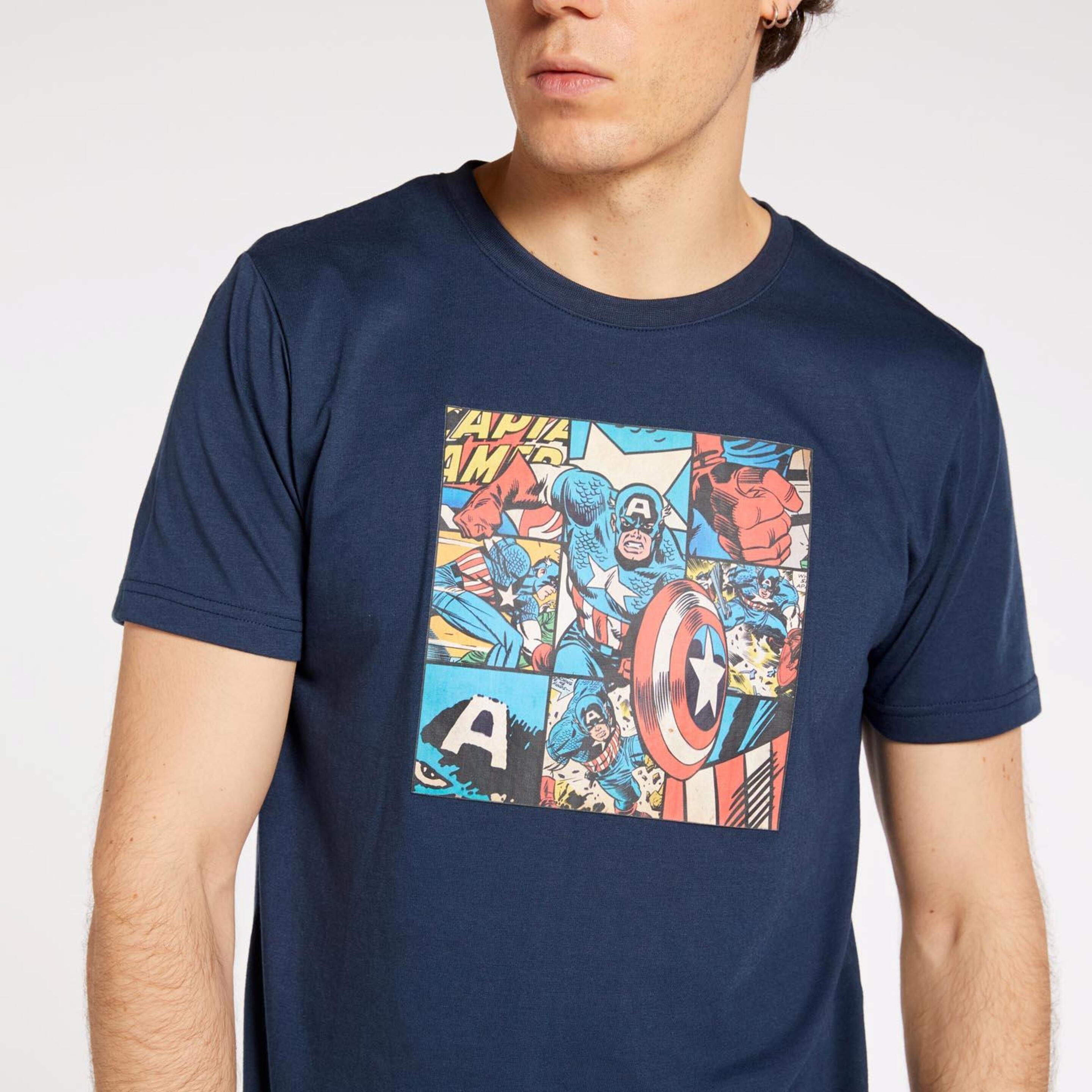 T-shirt Capitão America Marvel