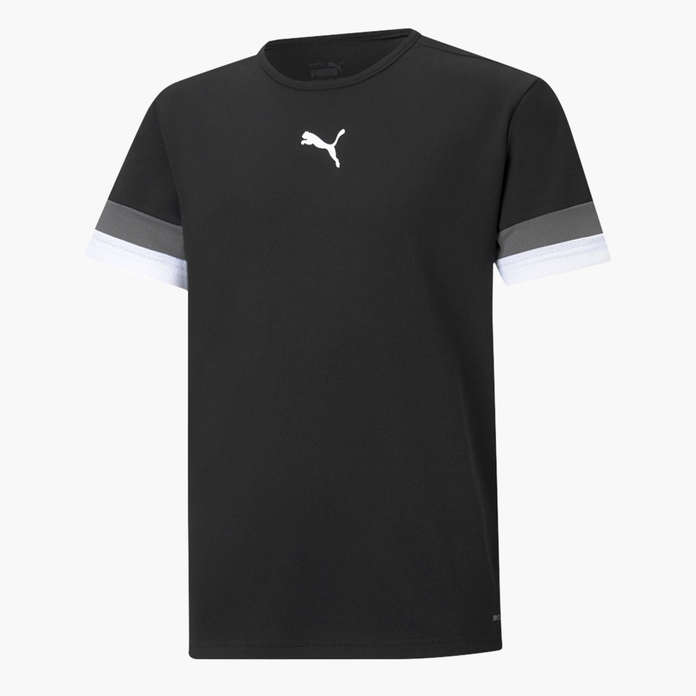 T-shirt Puma Team Rise - negro - T-shirt Futebol Rapaz