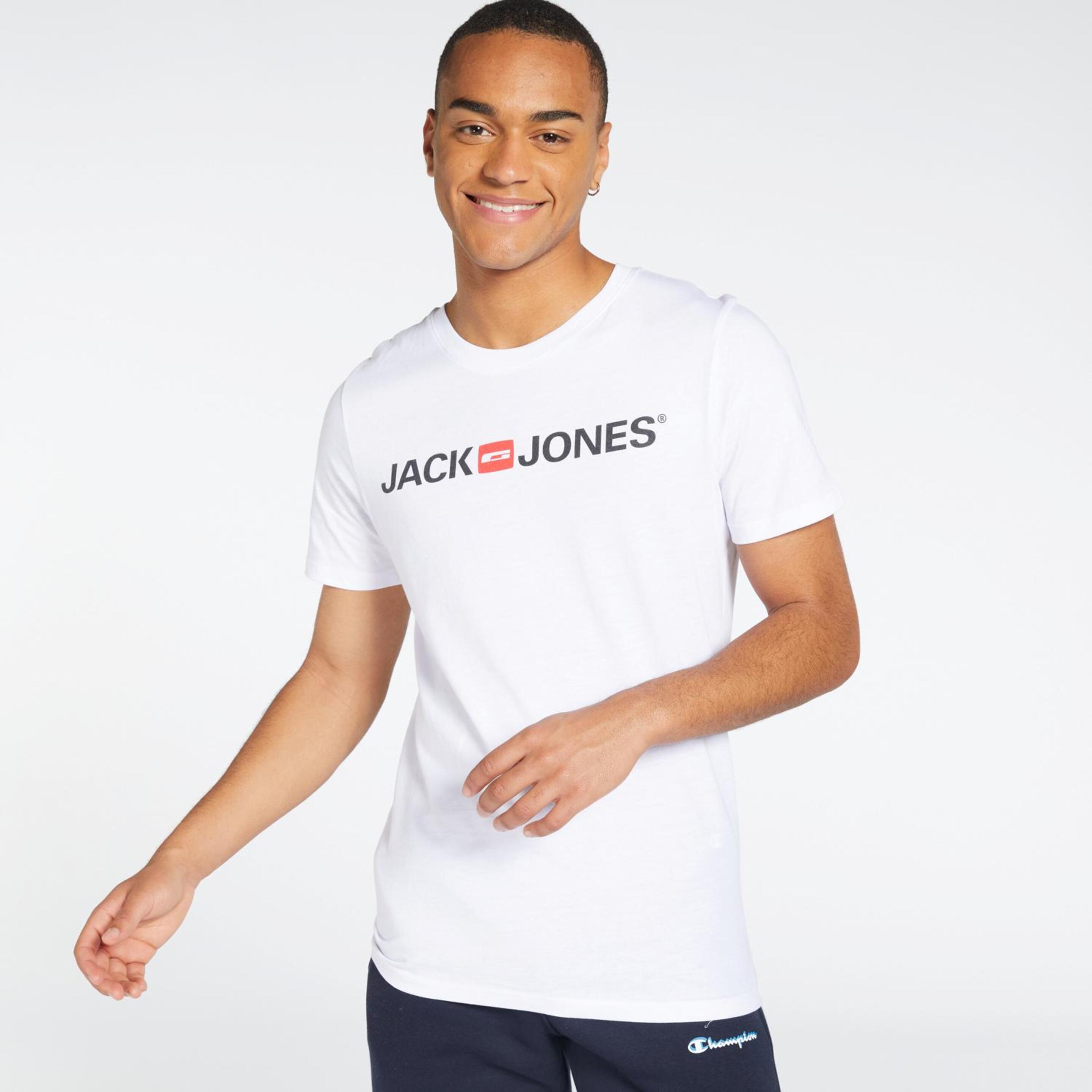 Jack & Jones Core - Blanca - Camiseta Hombre