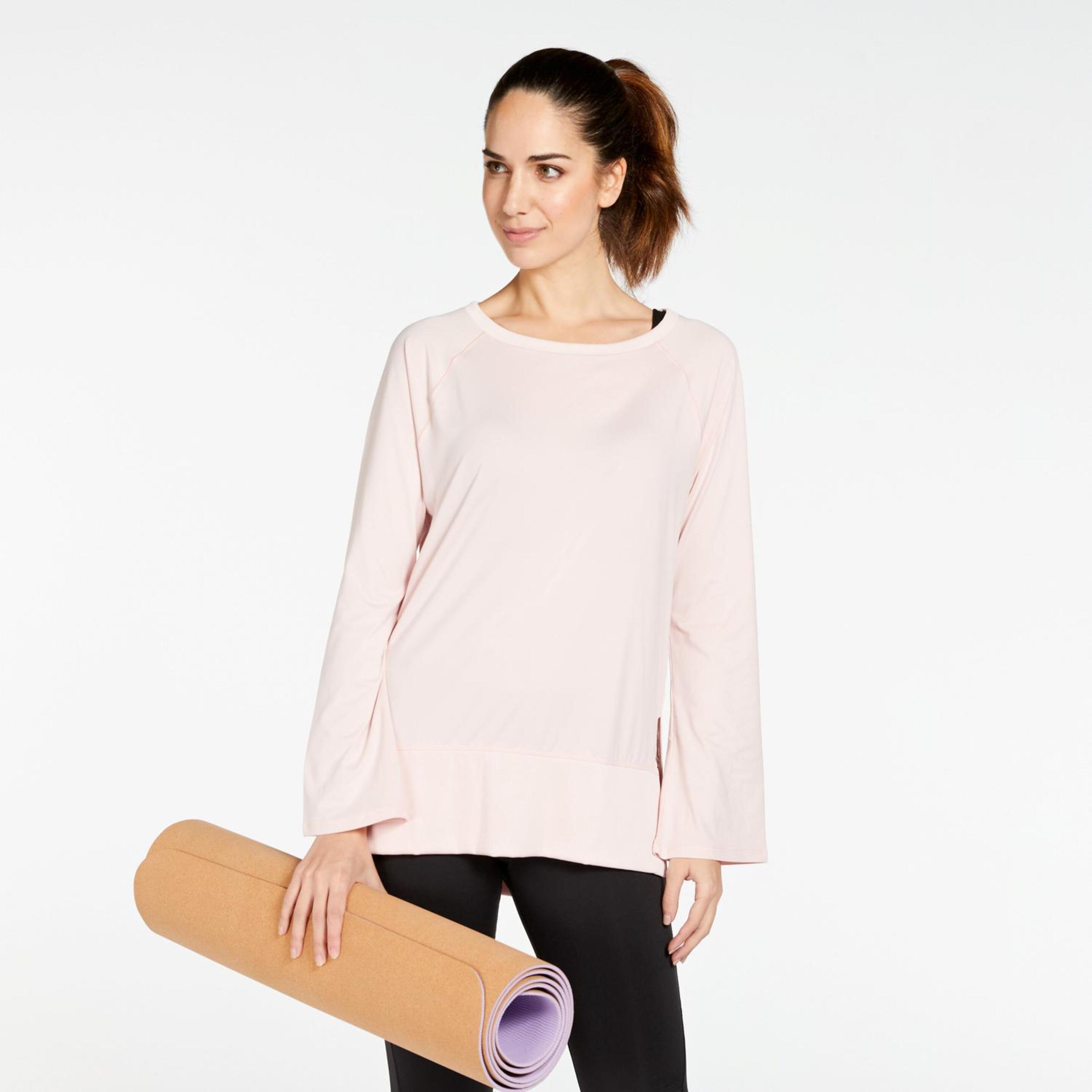 Puma Studio Yogini - rosa - Camiseta Yoga Mujer