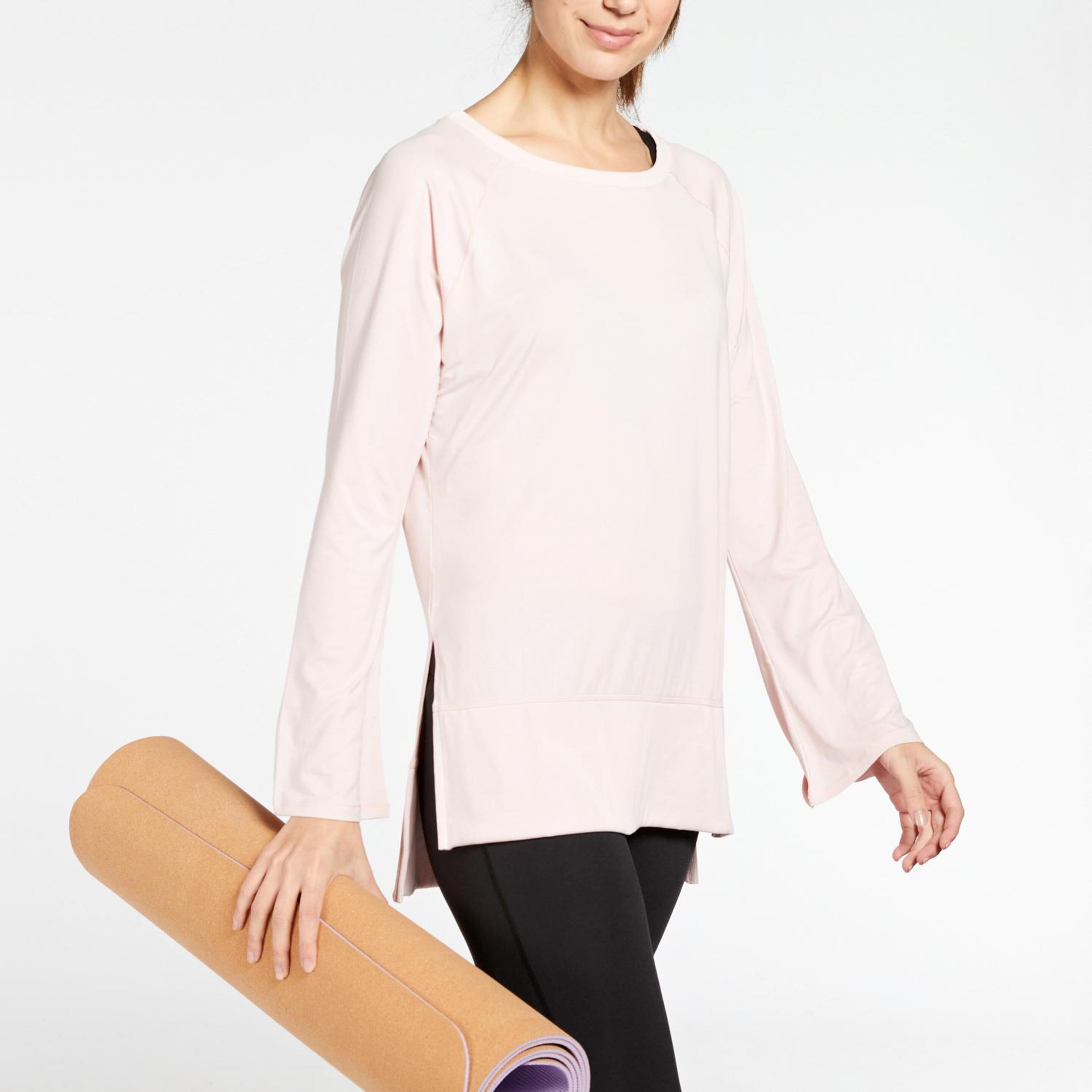 Puma Studio Yogini - Rosa - Camiseta Yoga Mujer