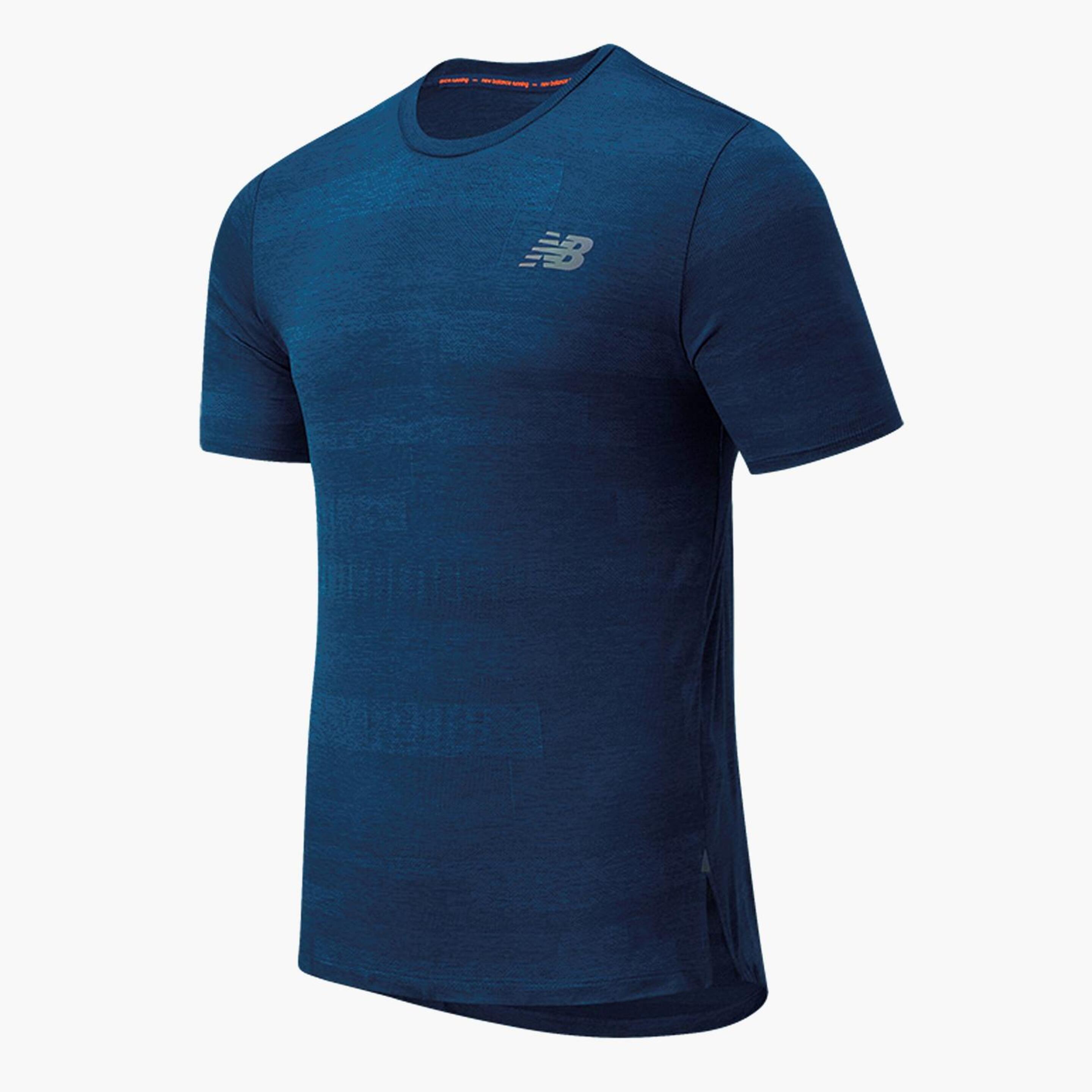 Q Speed Fuel Jacquard Cro Camiseta M/c Running