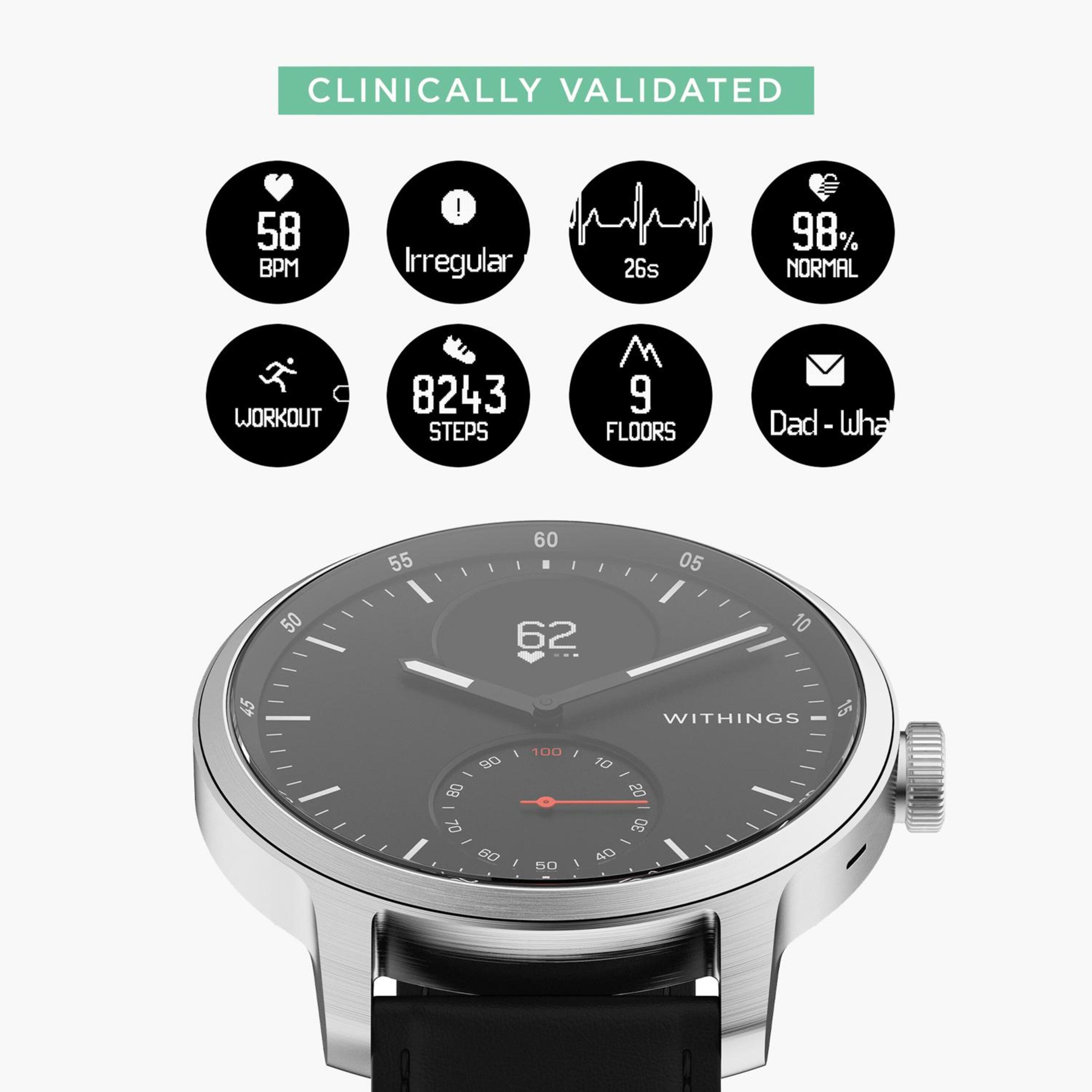 Withings Pulsometro Acero Hibrido 42mm