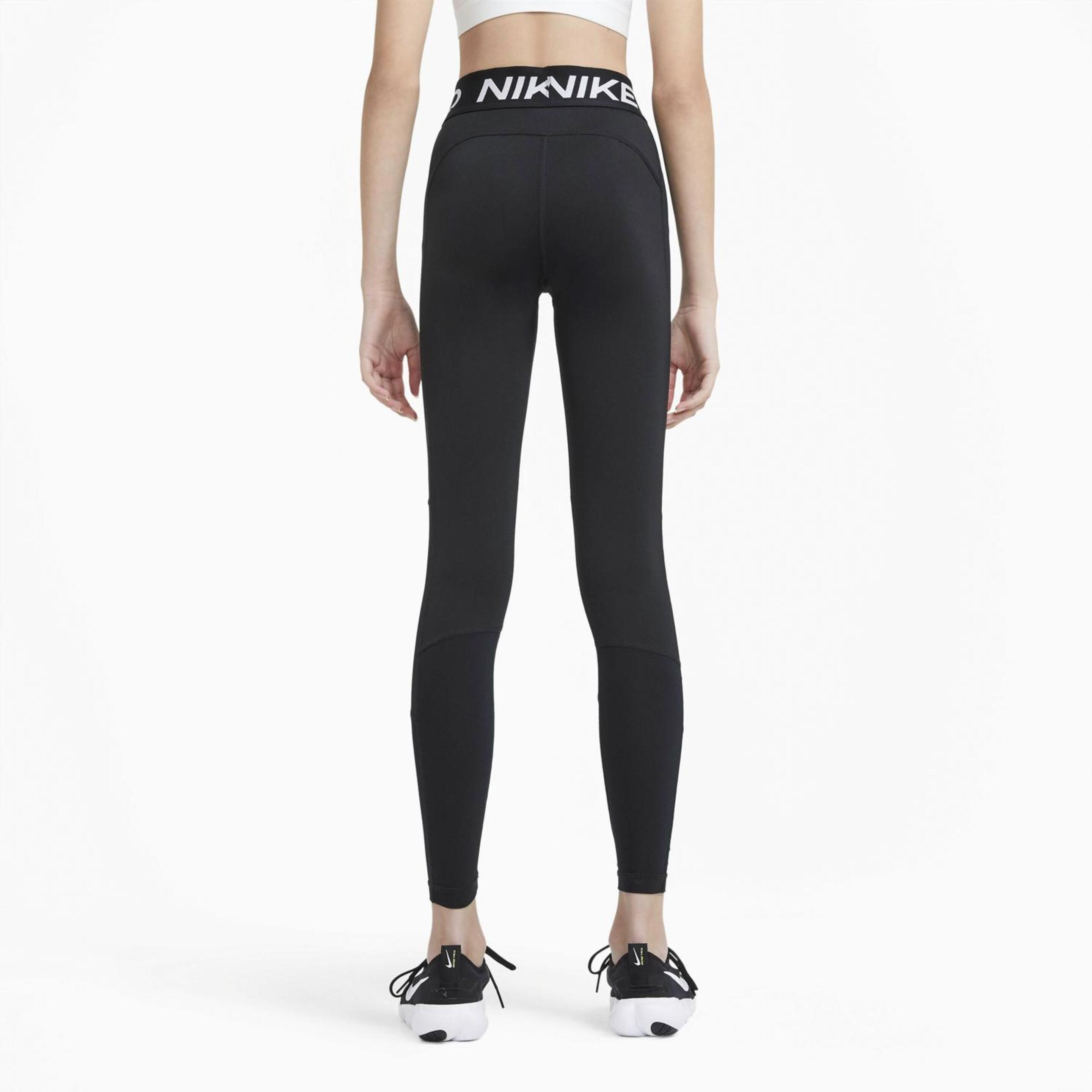 Nike Pro - Negro - Mallas Fitness Niña