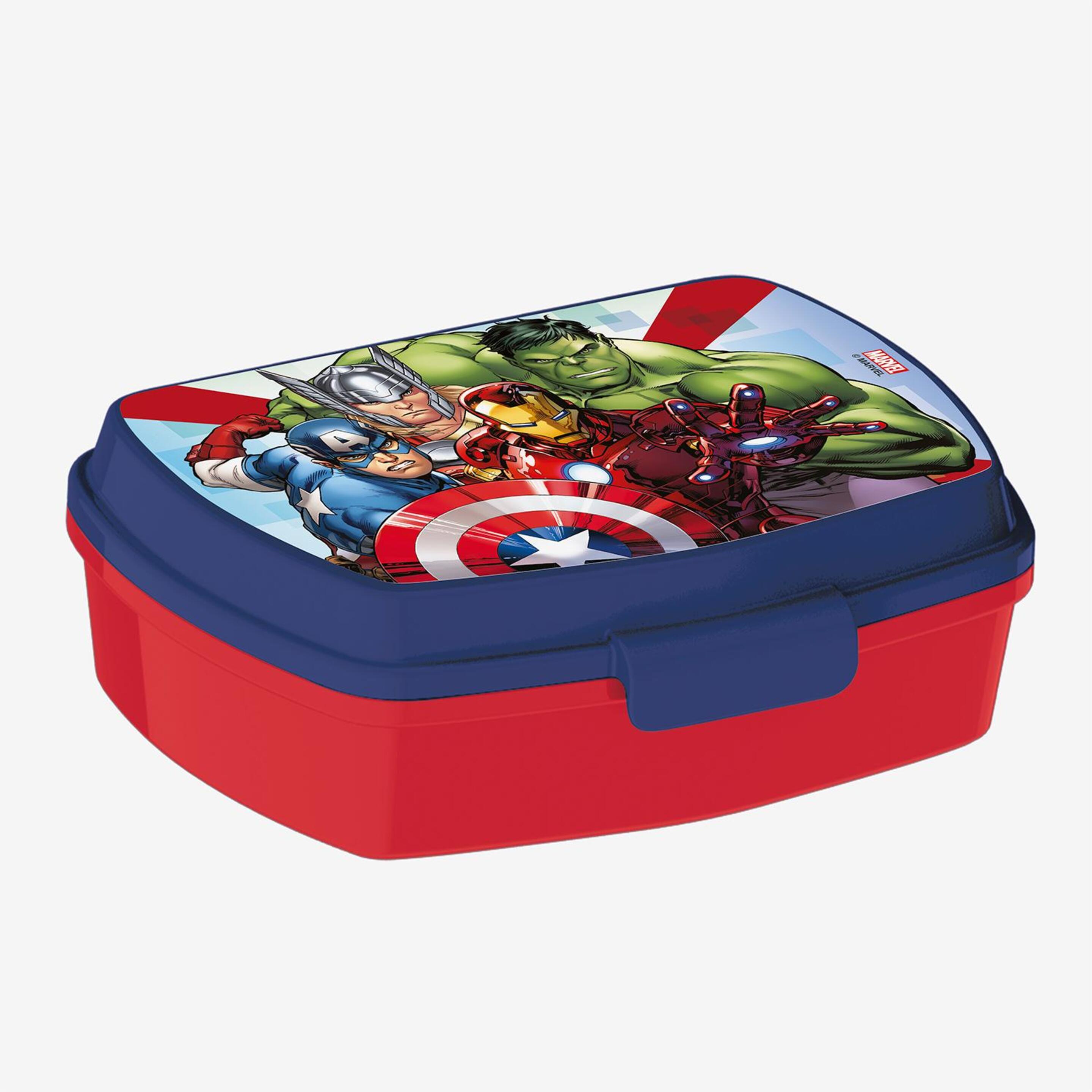 Sandwicheira Plástico Avengers Marvel