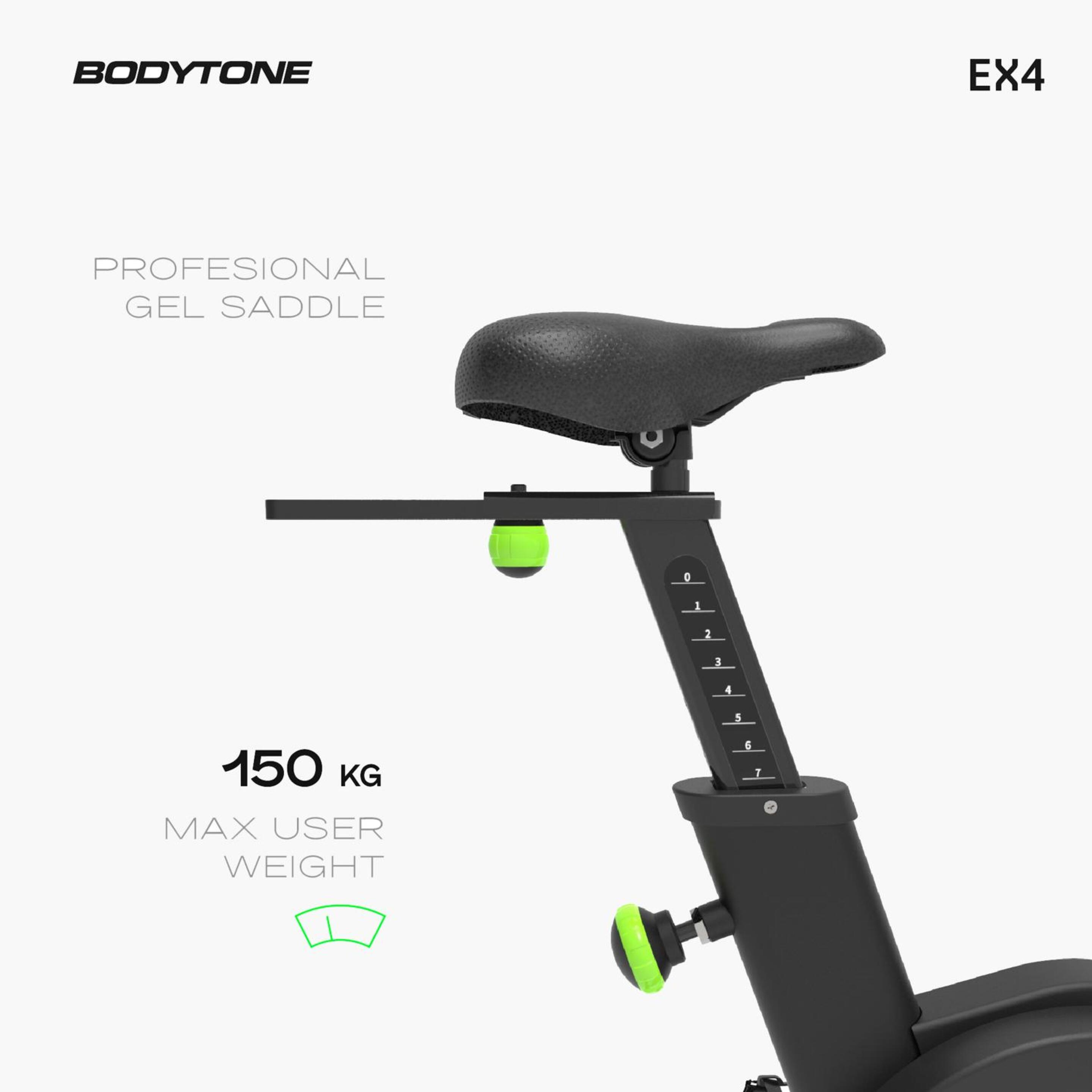 Bodytone EX-4 - Negra - Bicicleta Spinning  MKP