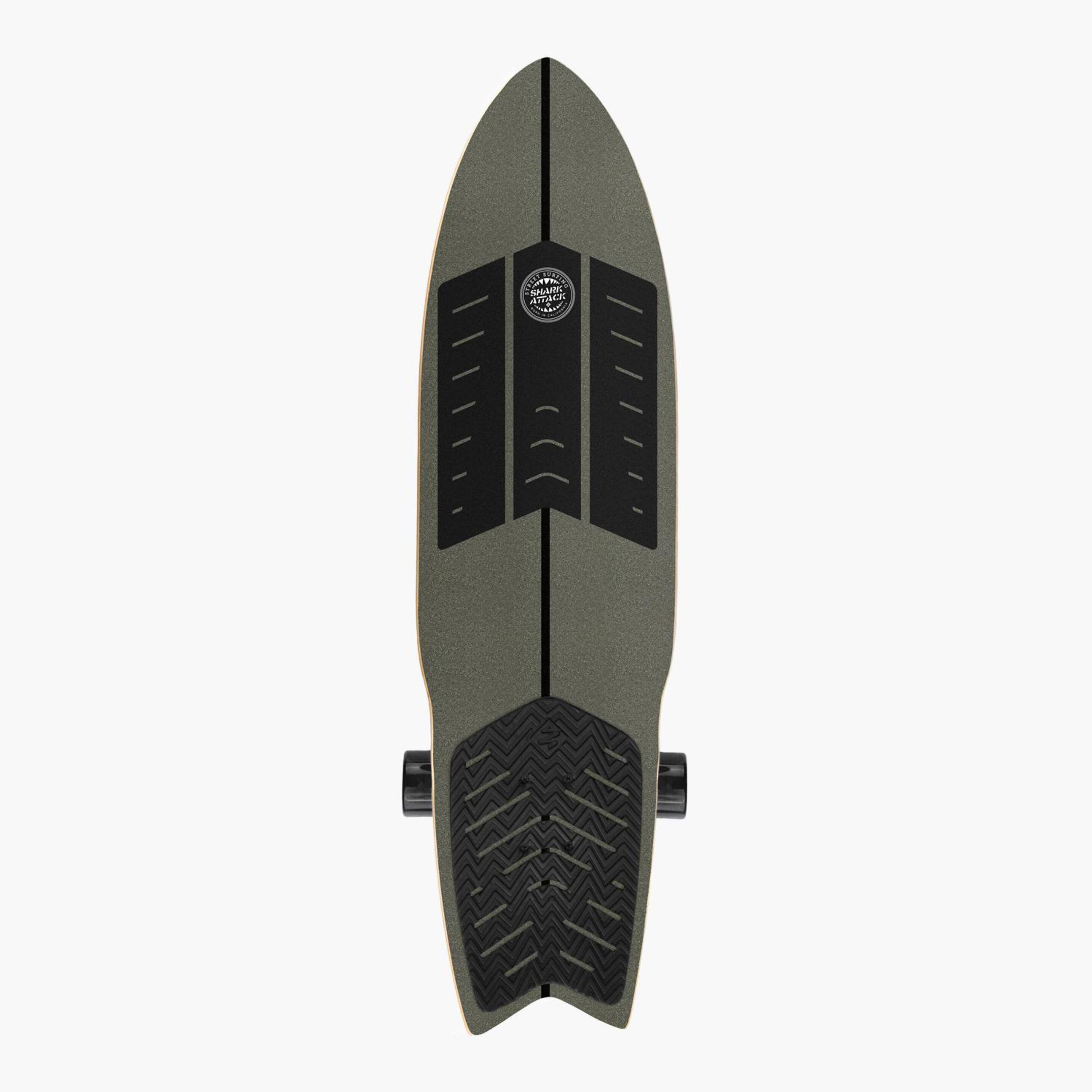 White Striker Tabla Monopatin Surfskate 36´´