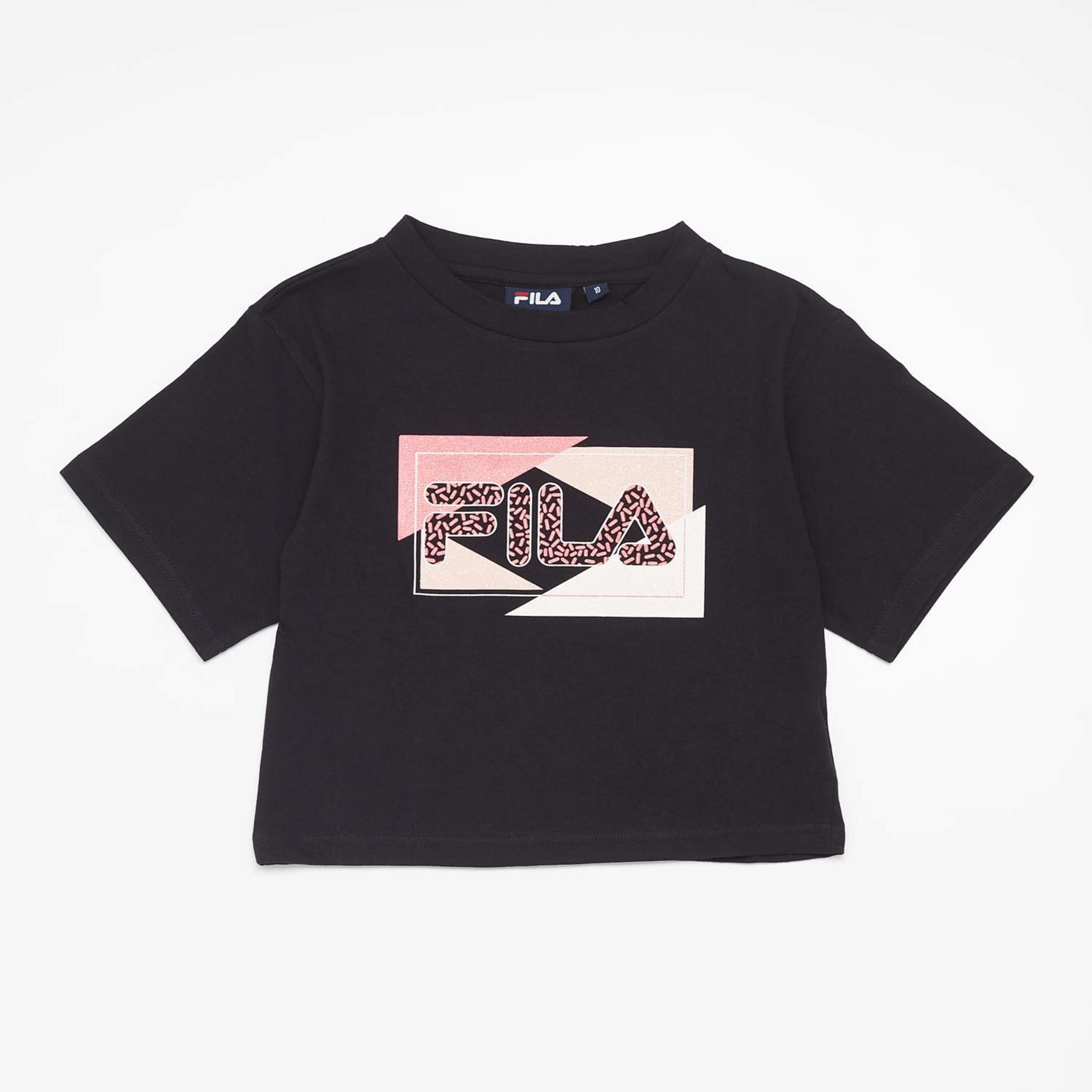 Fila Moni - negro - Camiseta Crop Chica