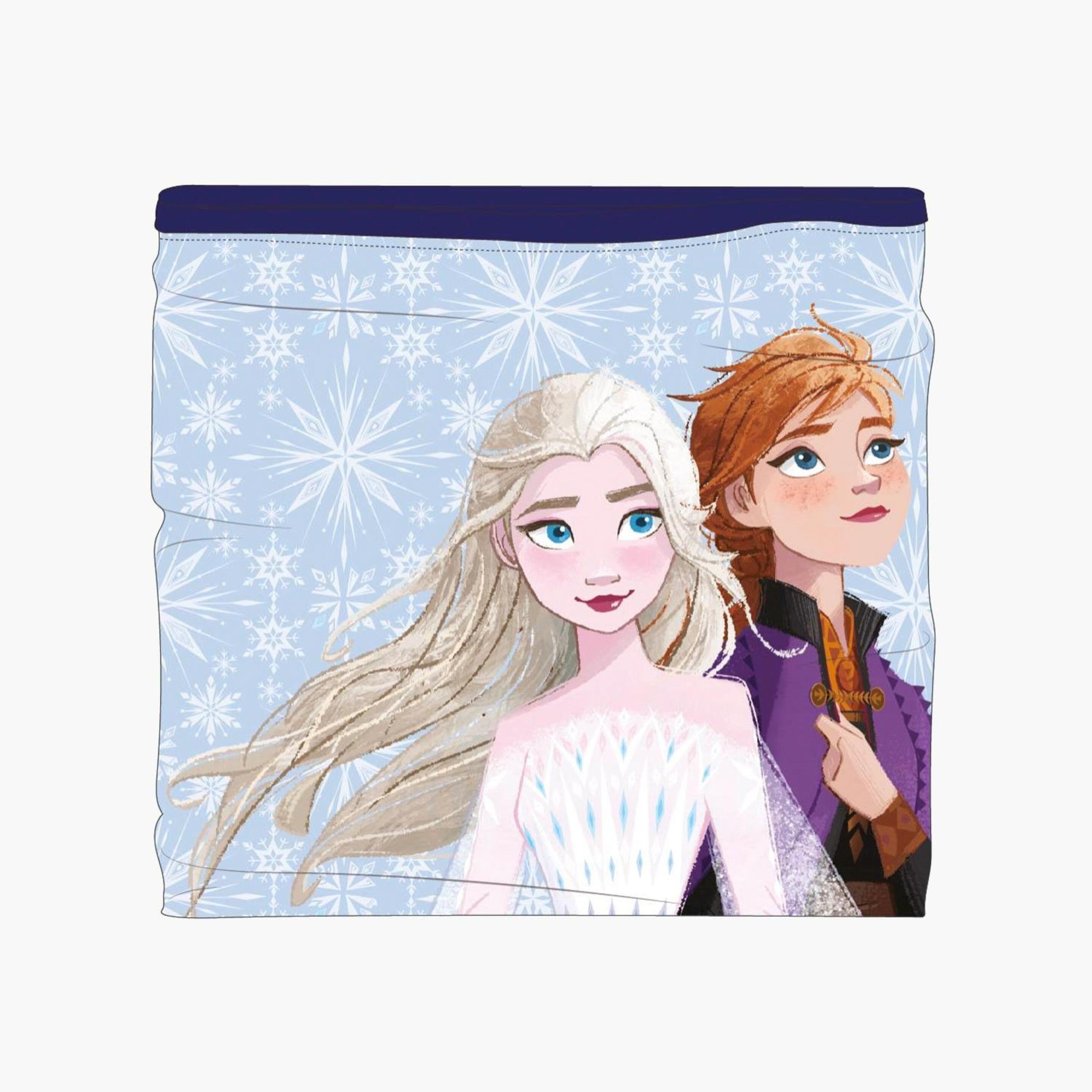 Gola Princesas Frozen - azul - Gola Montanha Menina