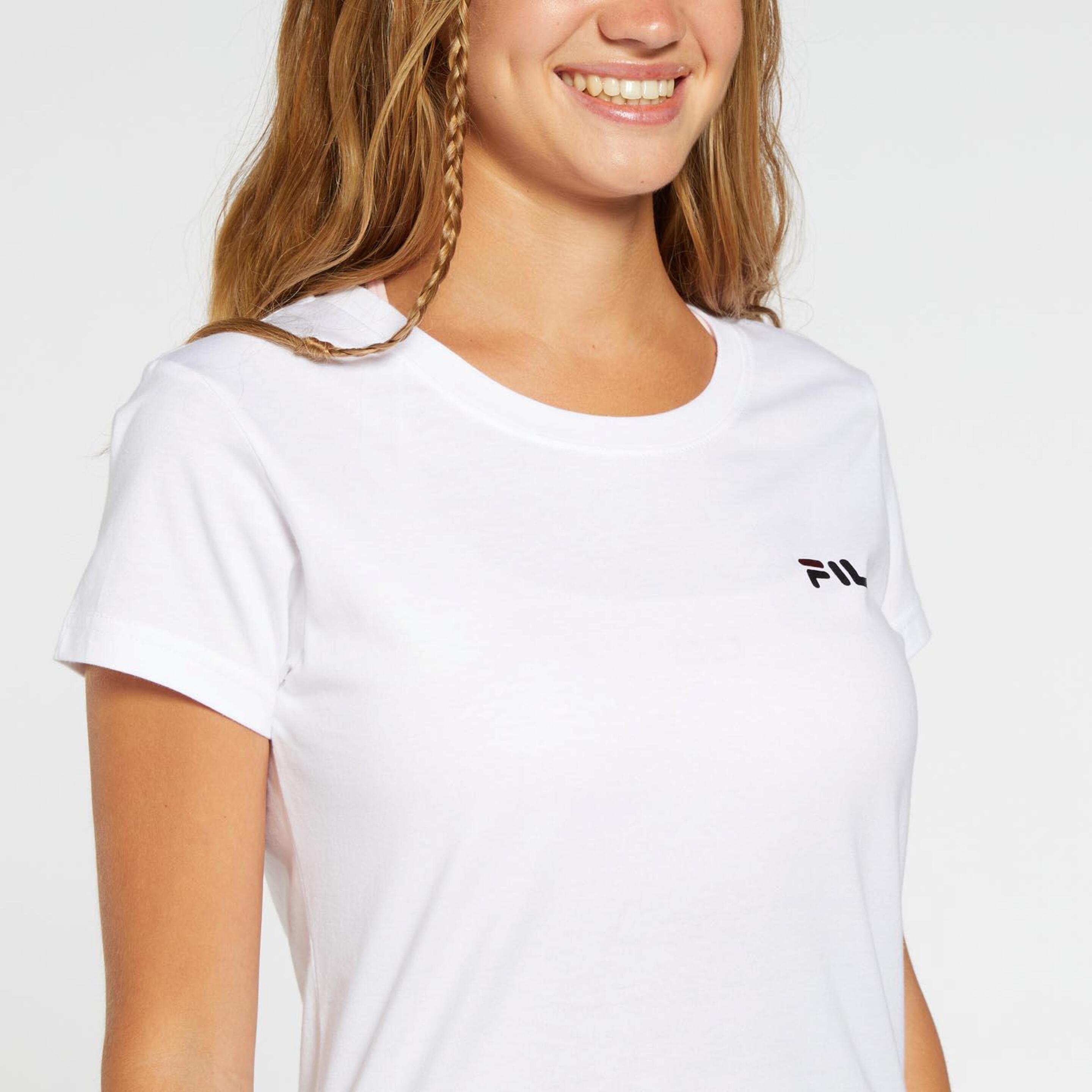 Fila Cecilia - Blanco - Camiseta Mujer