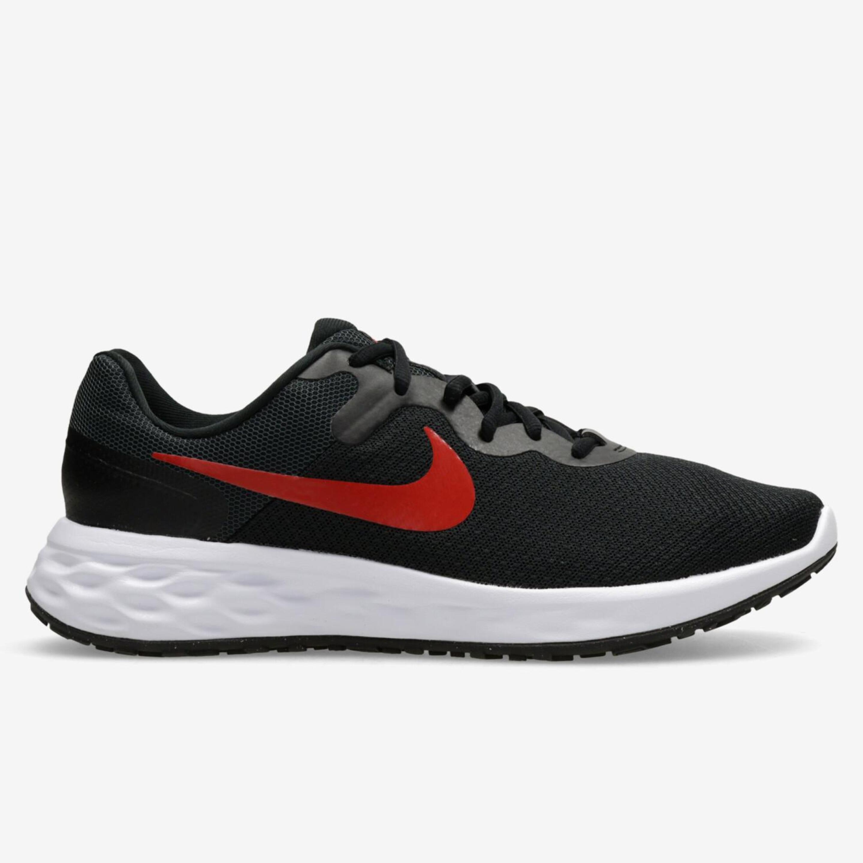 Nike Revolution 6 - Negro - Zapatillas Running Hombre