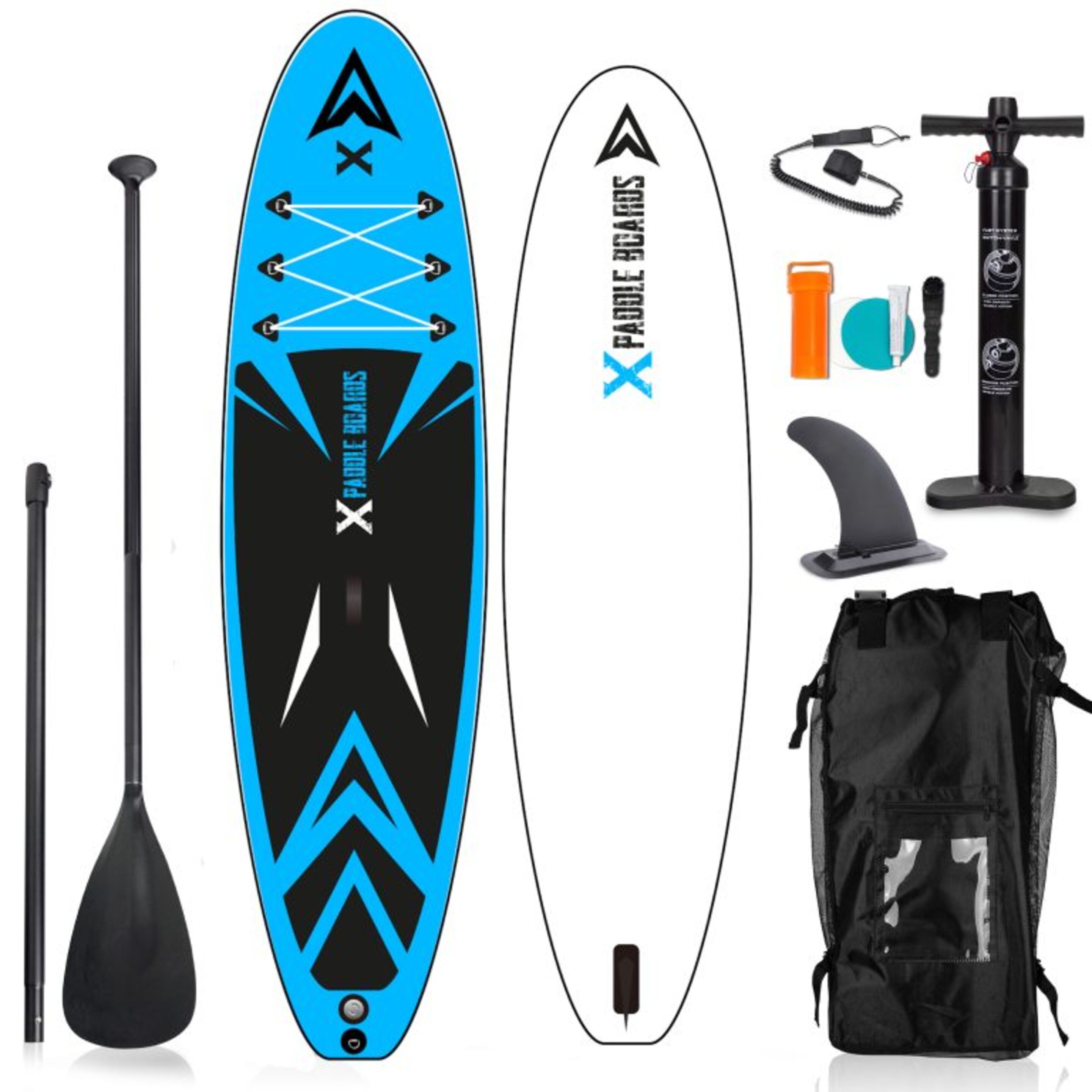 Tabla De Paddle Surf Hinchable  X-treme Kayak 320 X 82 X 15 Cm - azul-aqua - 