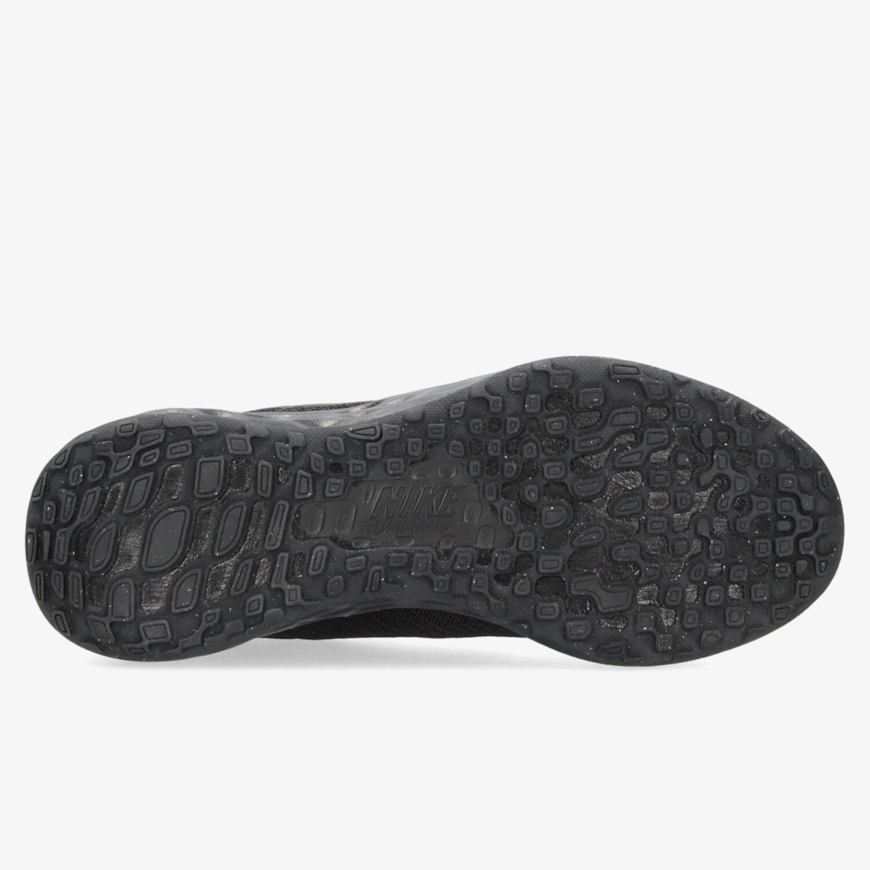 Nike Revolution 6 - Negro - Zapatillas Running Niña