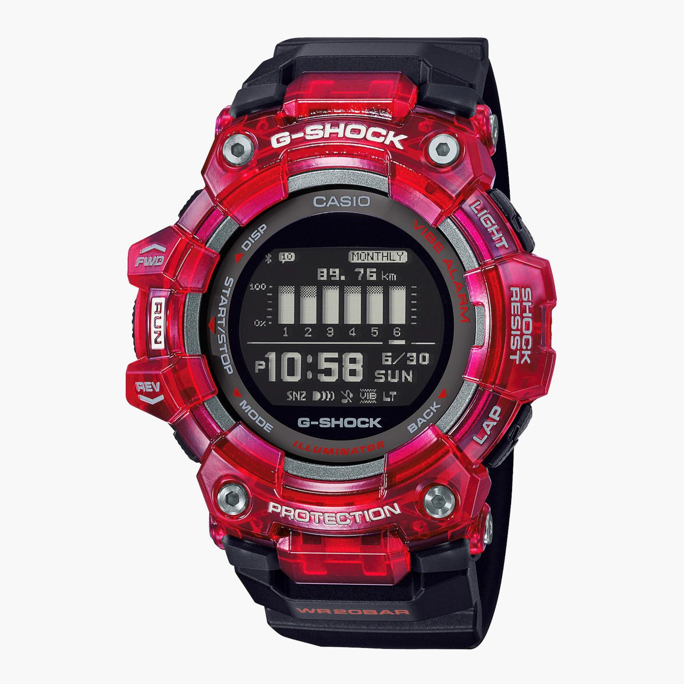 G-shock G-squad Gbd-100sm Pulsometro Running