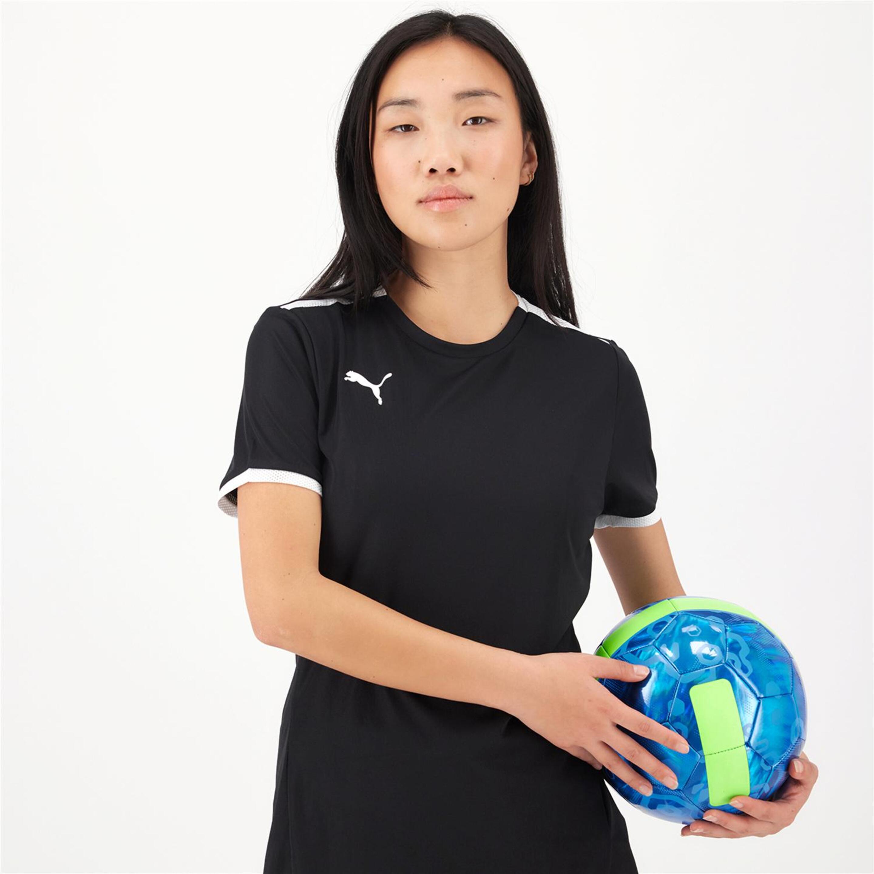 Puma Team Liga - negro - T-shirt Futebol Mulher