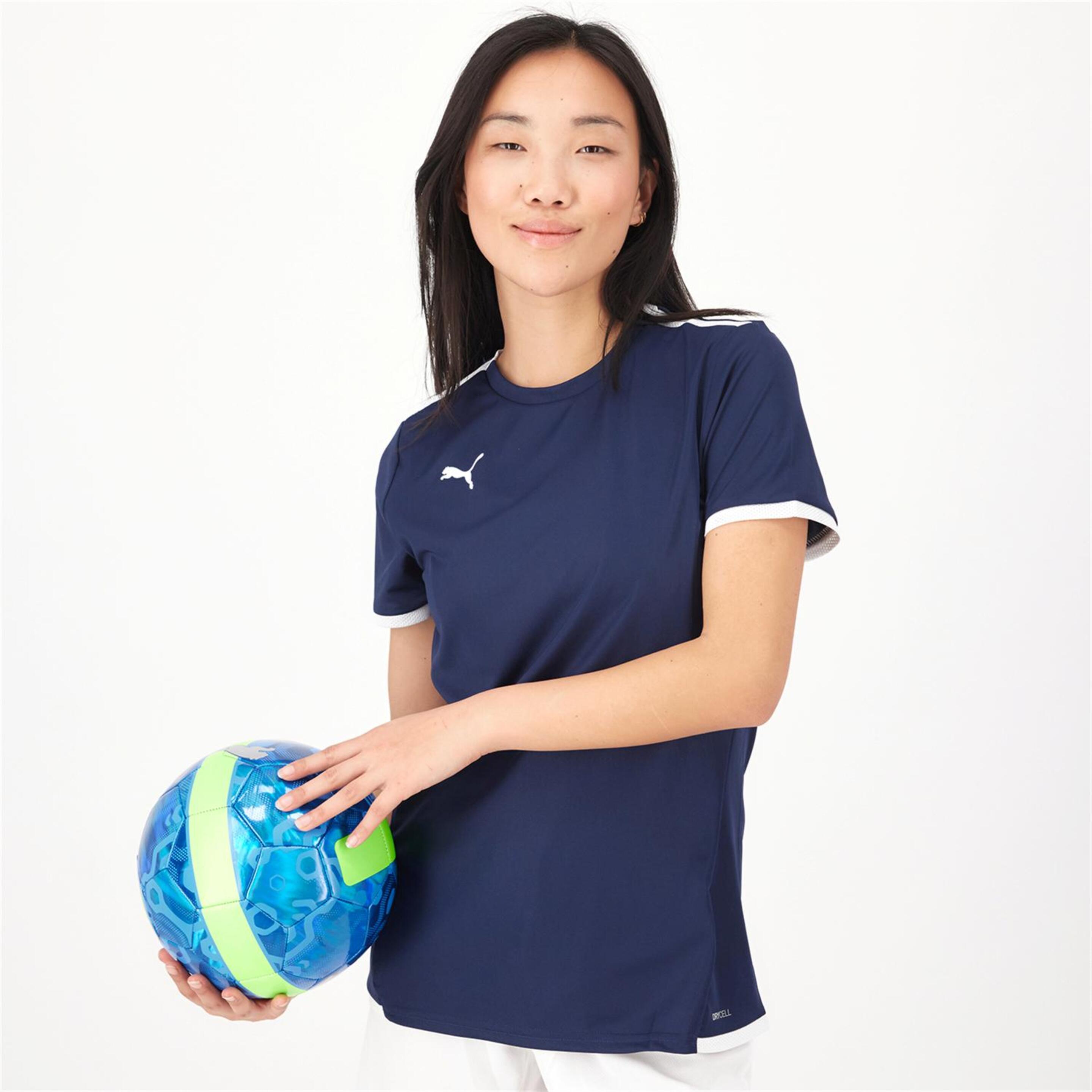 Puma Team Liga - azul - T-shirt Futebol Mulher