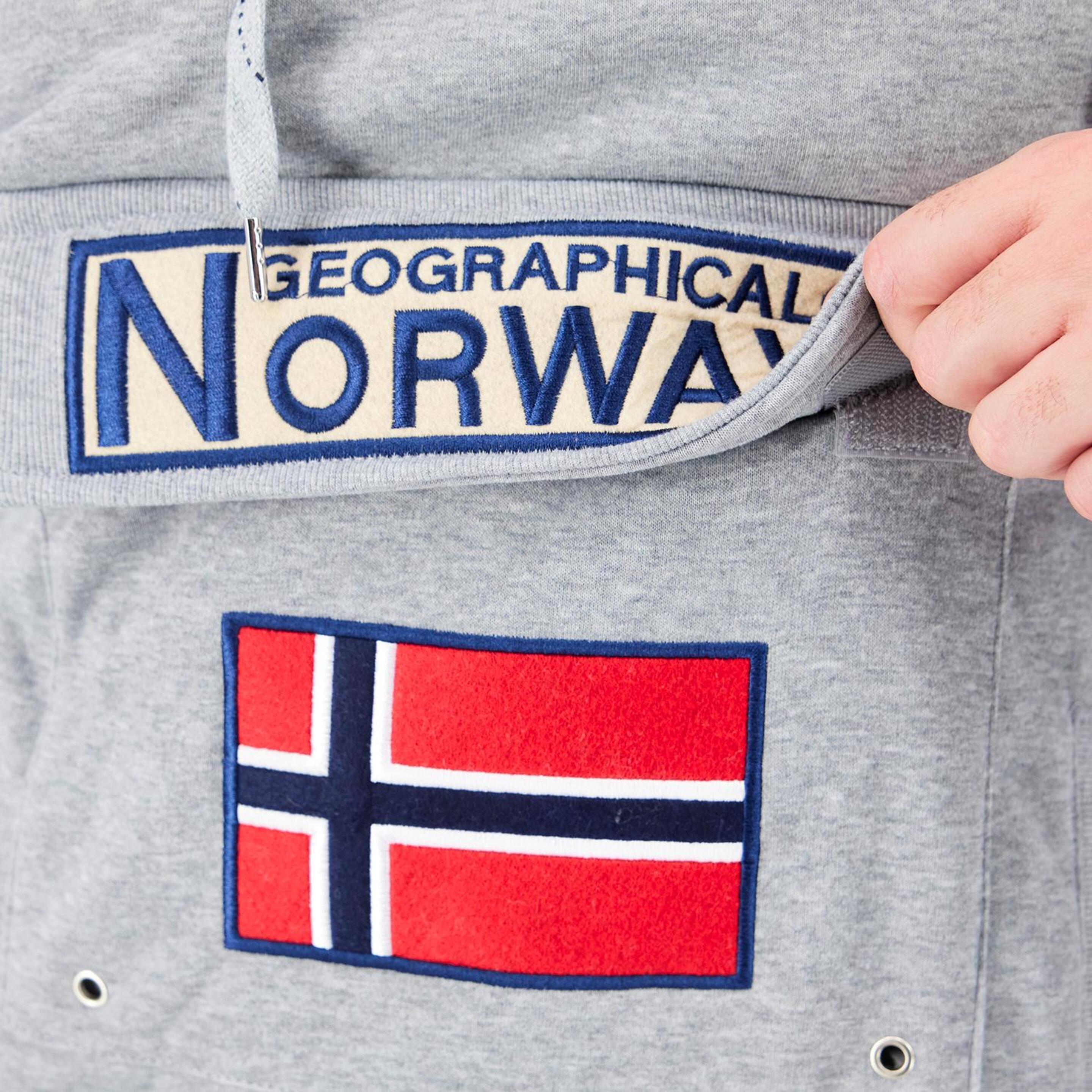 Sweatshirt Geographical Norway - Cinza - Montanha Homem | Sport Zone