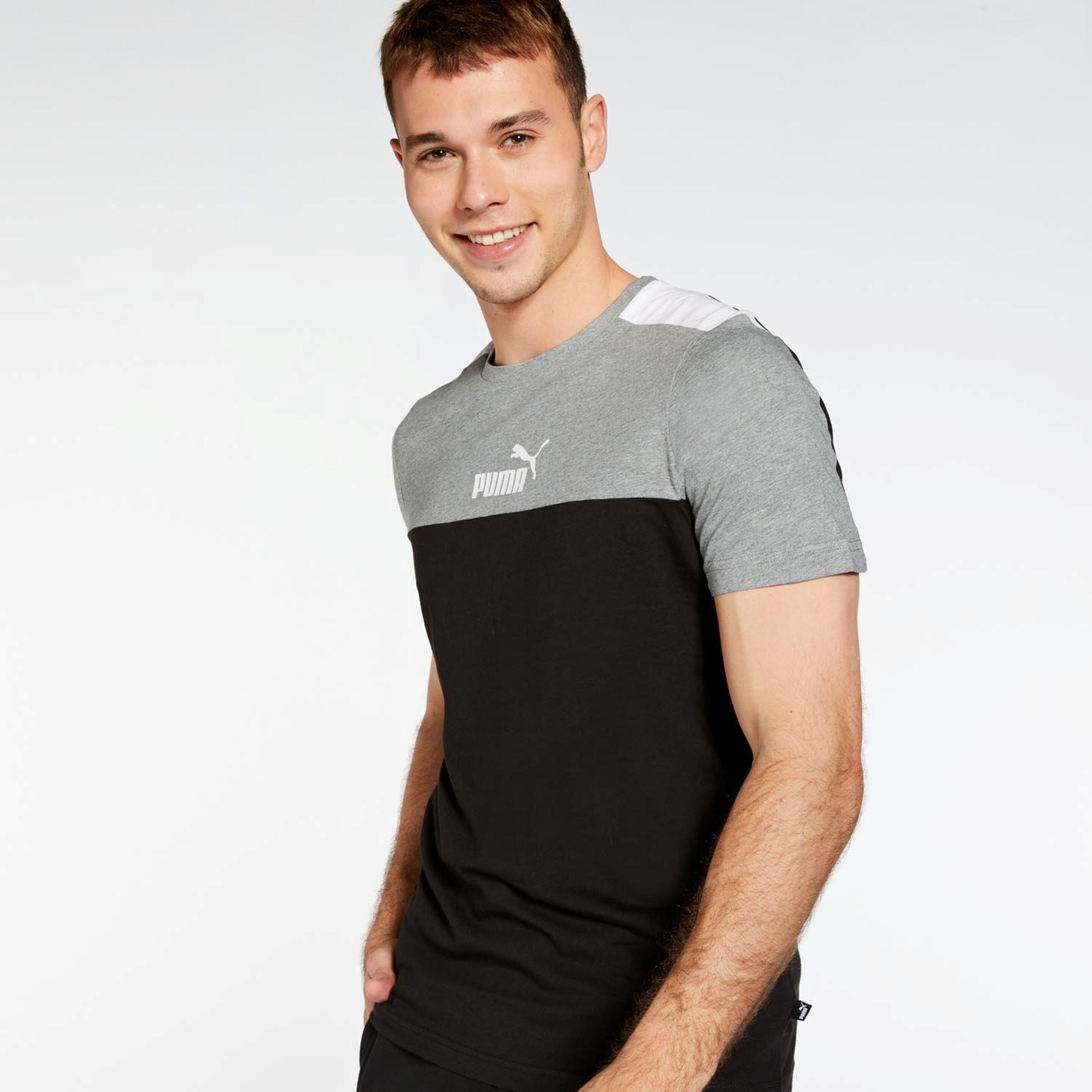 Puma Block - Preto - T-shirt Homem | Sport Zone