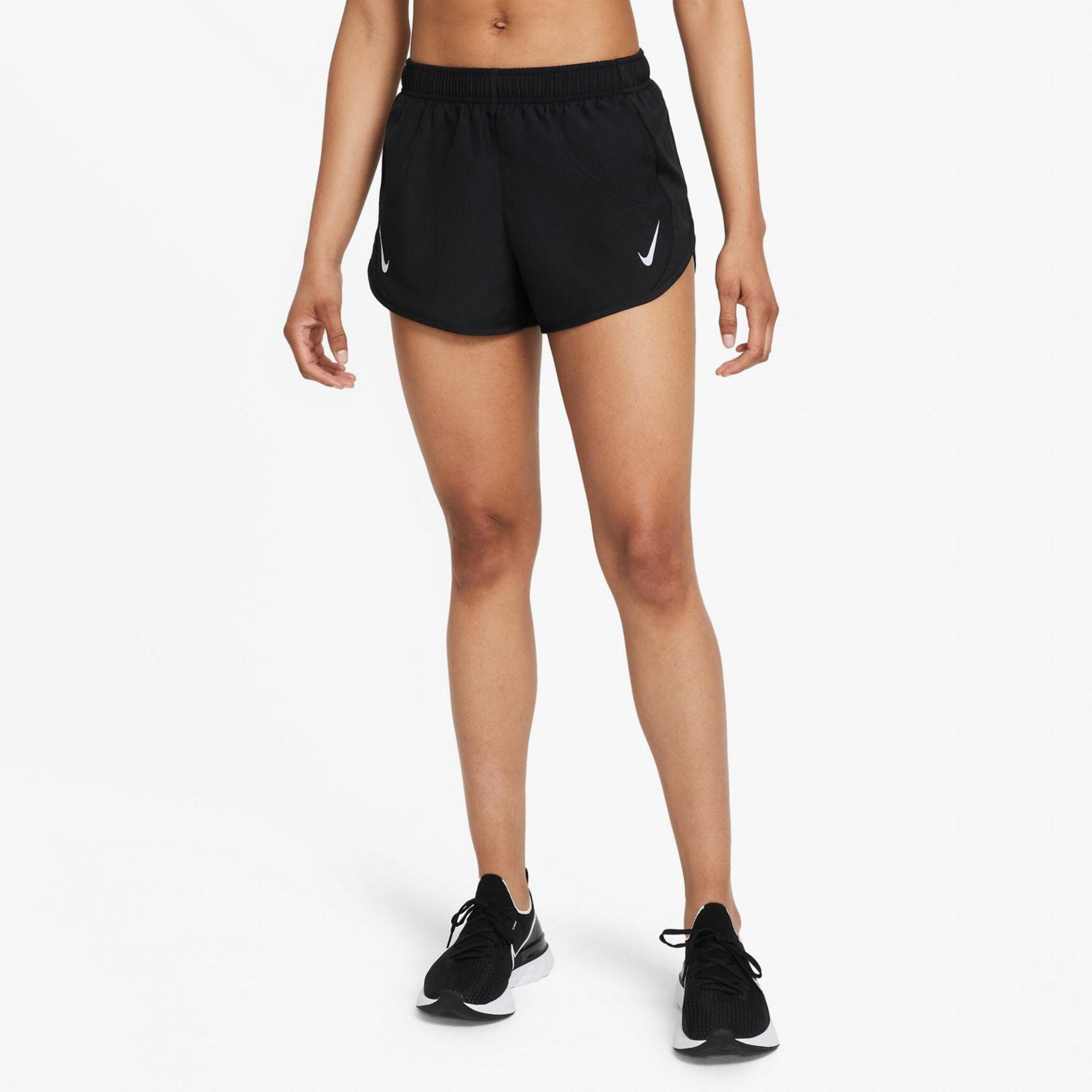 Nike Tempo Race - negro - Calções Running Mulher
