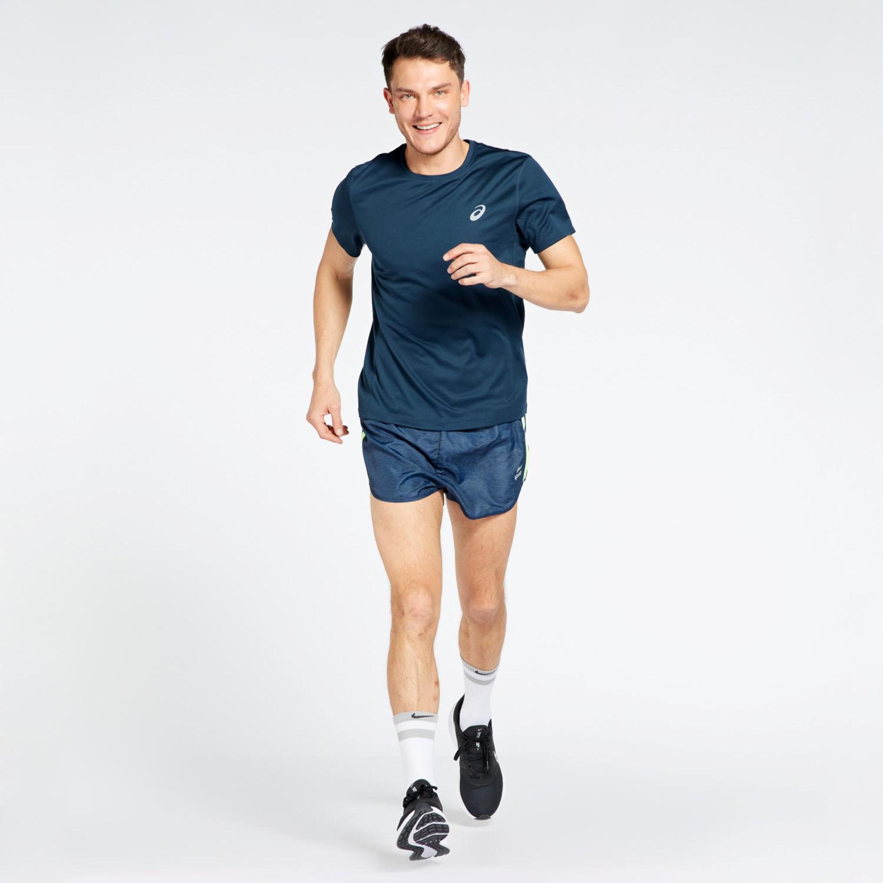 Asics Core - Marino - Camiseta Running Hombre