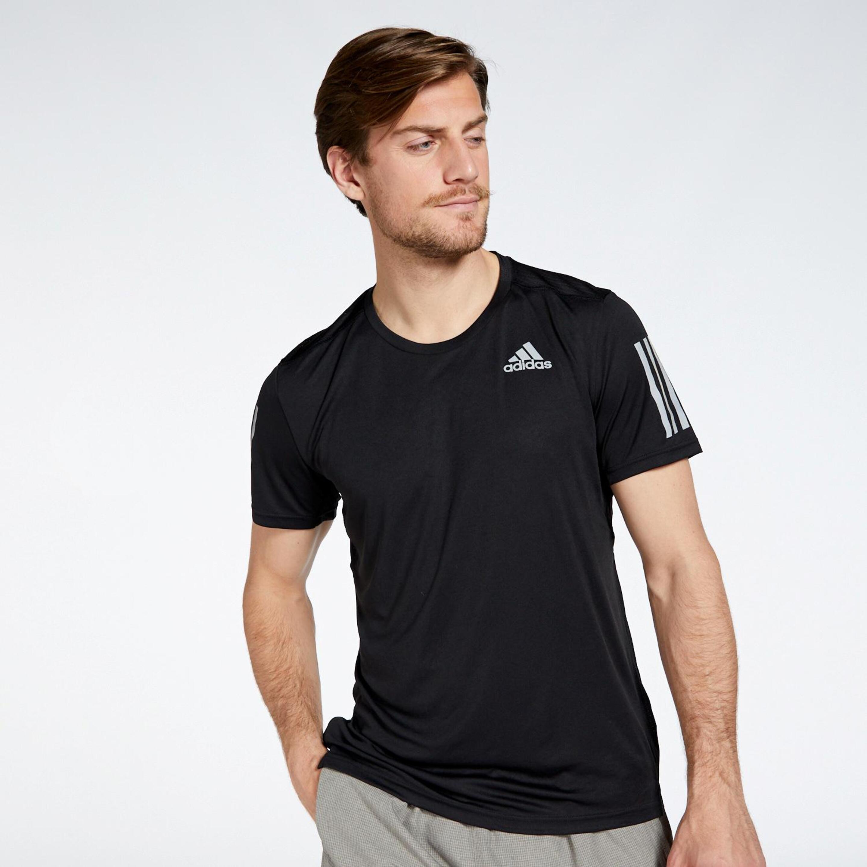 adidas Own The Run - negro - Camiseta Running Hombre