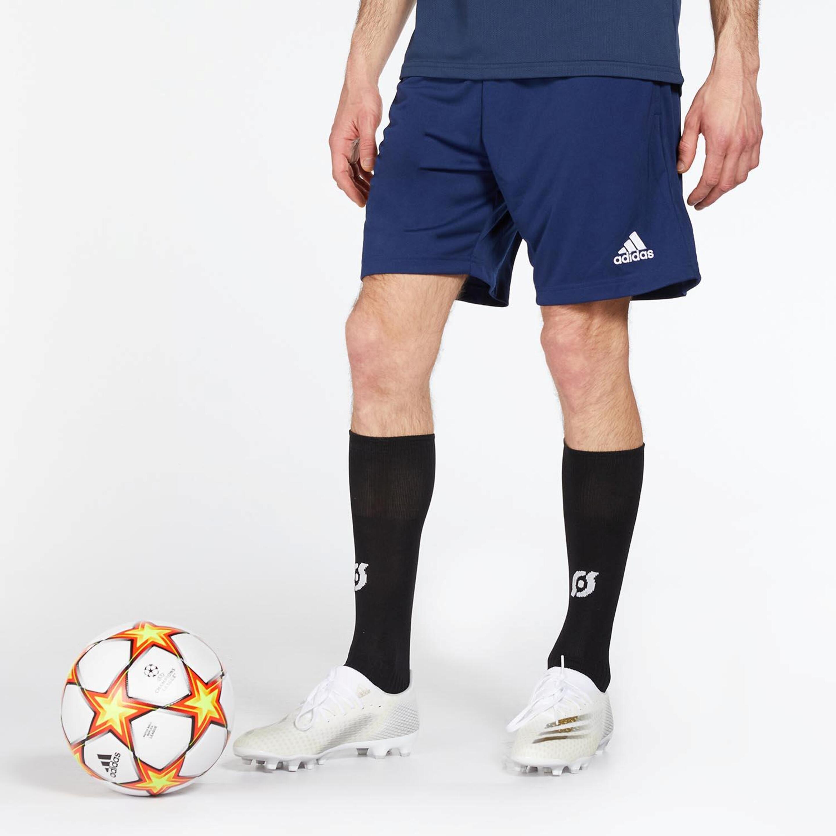 adidas Entrada 22 - azul - Pantalón Corto Fútbol Hombre