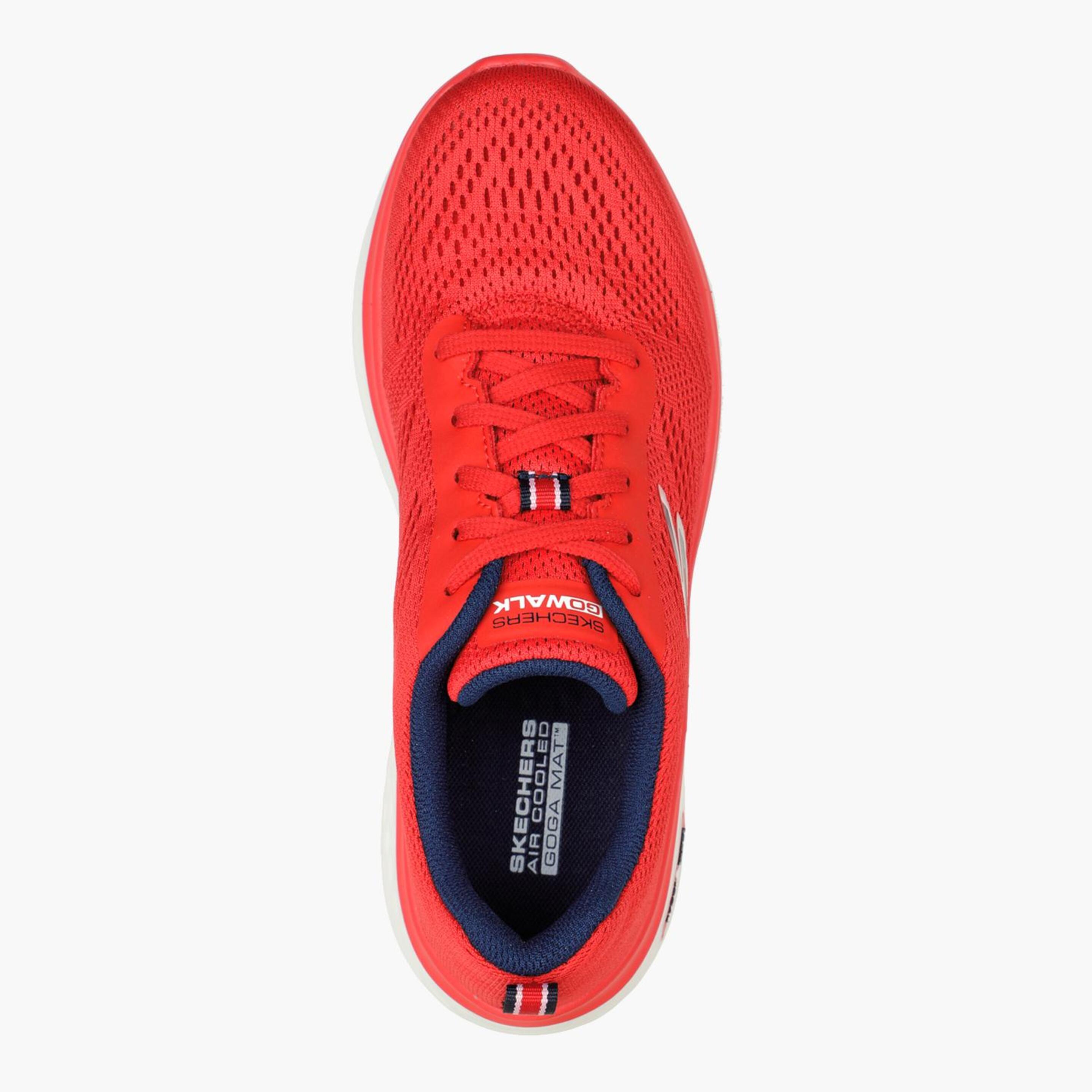 Skechers Go Walk Hyper Burst - Rojo - Zapatillas Running Mujer